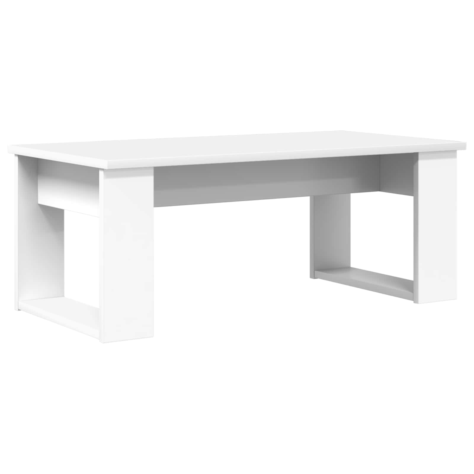 Set stolića za kavu 2 pcs Bijelo Konstruirano drvo