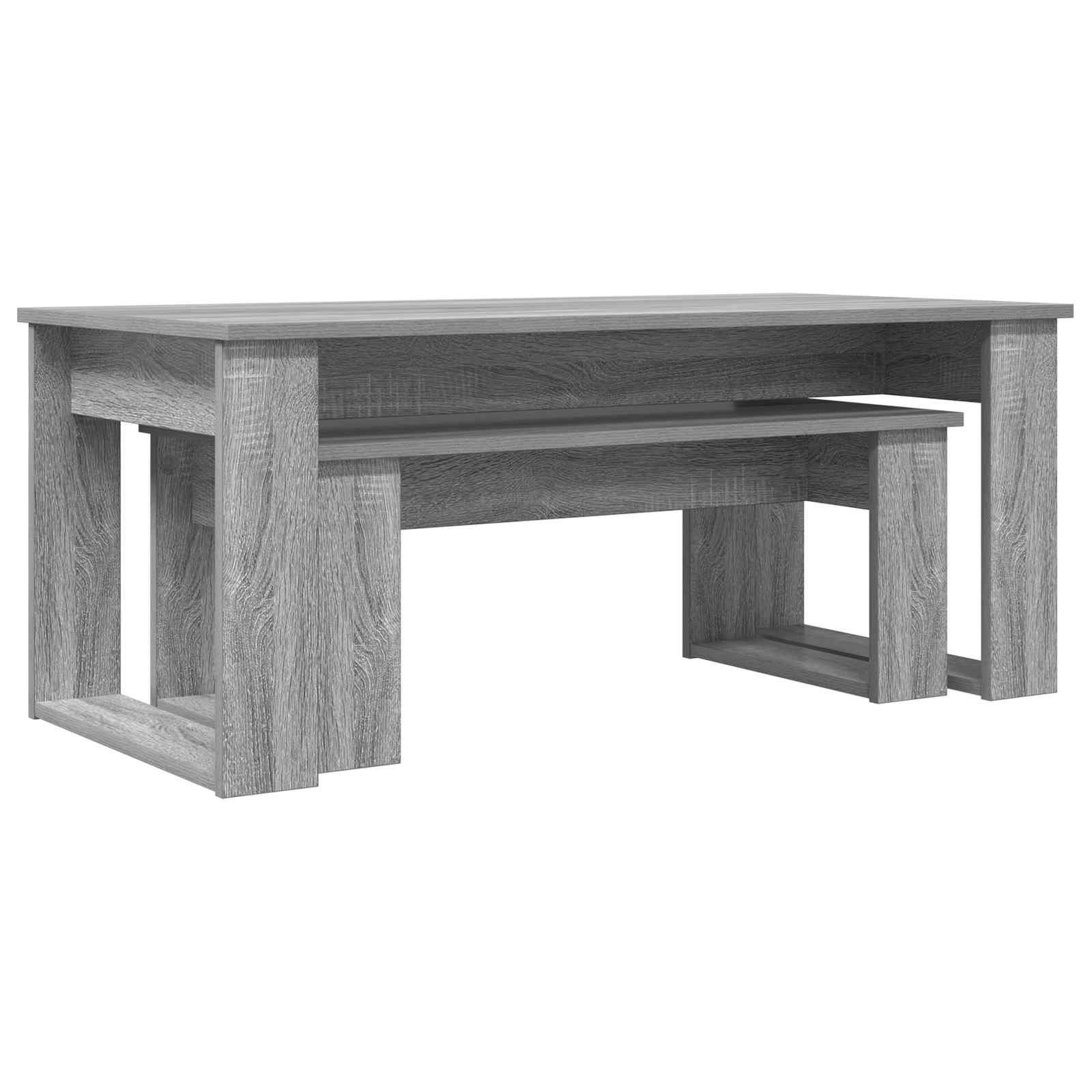 Set stolića za kavu 2 pcs Siva Sonoma Konstruirano drvo