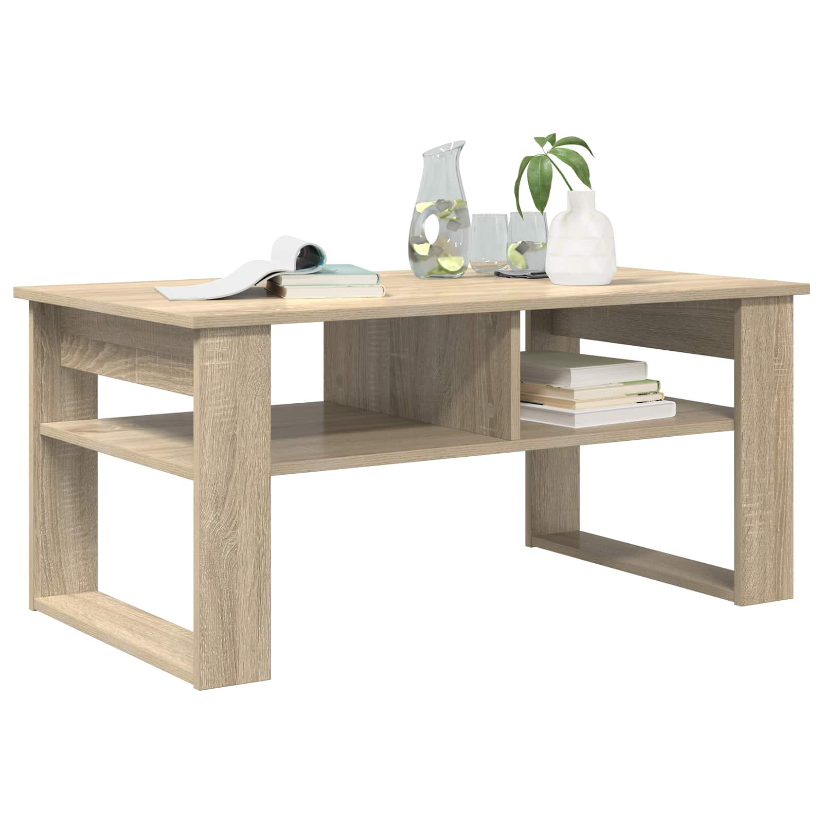 Kava Stol Sonoma hrast 96 x 54 x 44 cm Konstruirano drvo