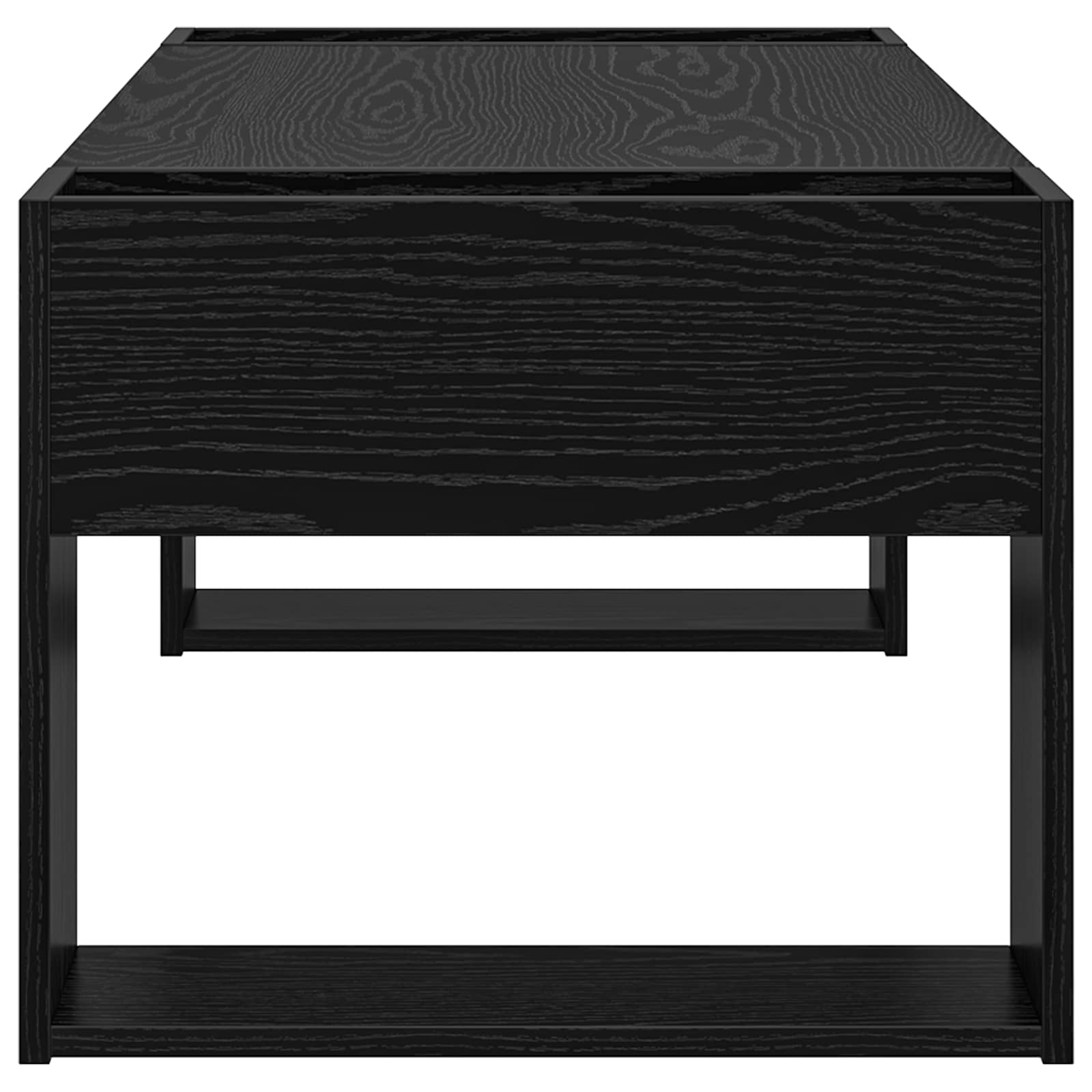 Kava Stol Crni hrast 110 x 50 x 41 cm Konstruirano drvo