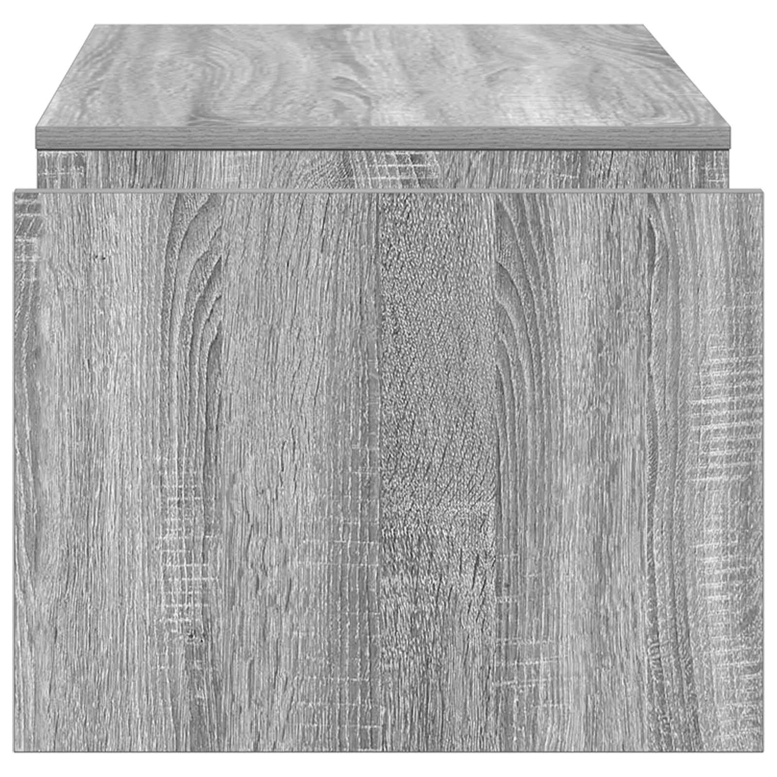 Kava Stol Siva Sonoma 90 x 45 x 35 cm Konstruirano drvo