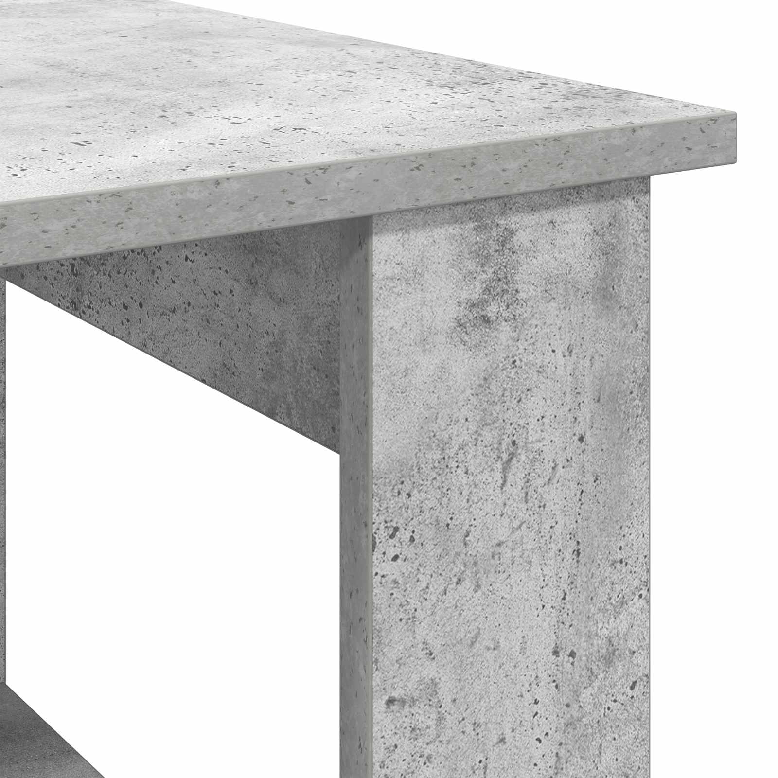 Kava Stol Betonski sivi 72 x 50 x 50 cm Konstruirano drvo
