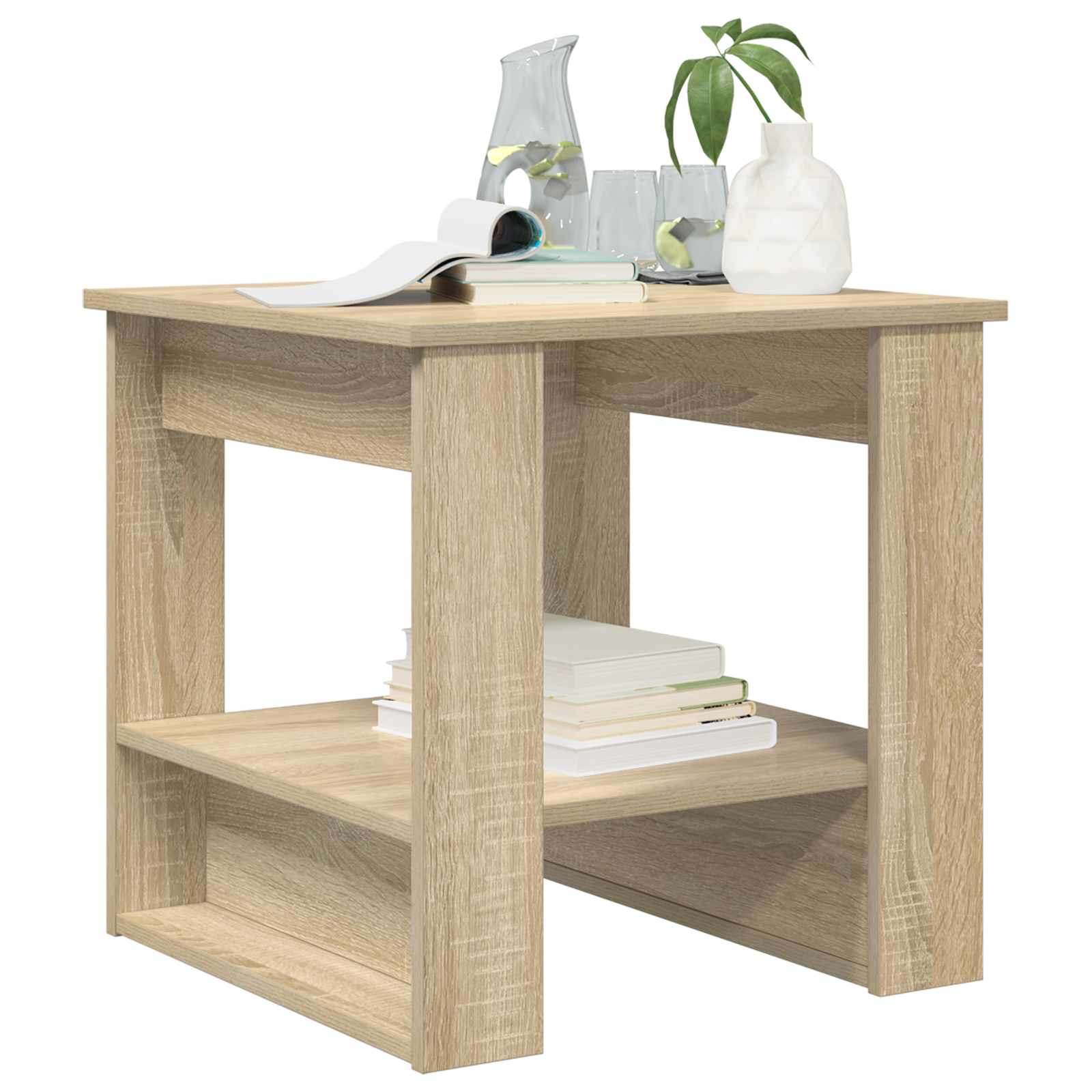 Kava Stol Sonoma hrast 51 x 50 x 50 cm Konstruirano drvo