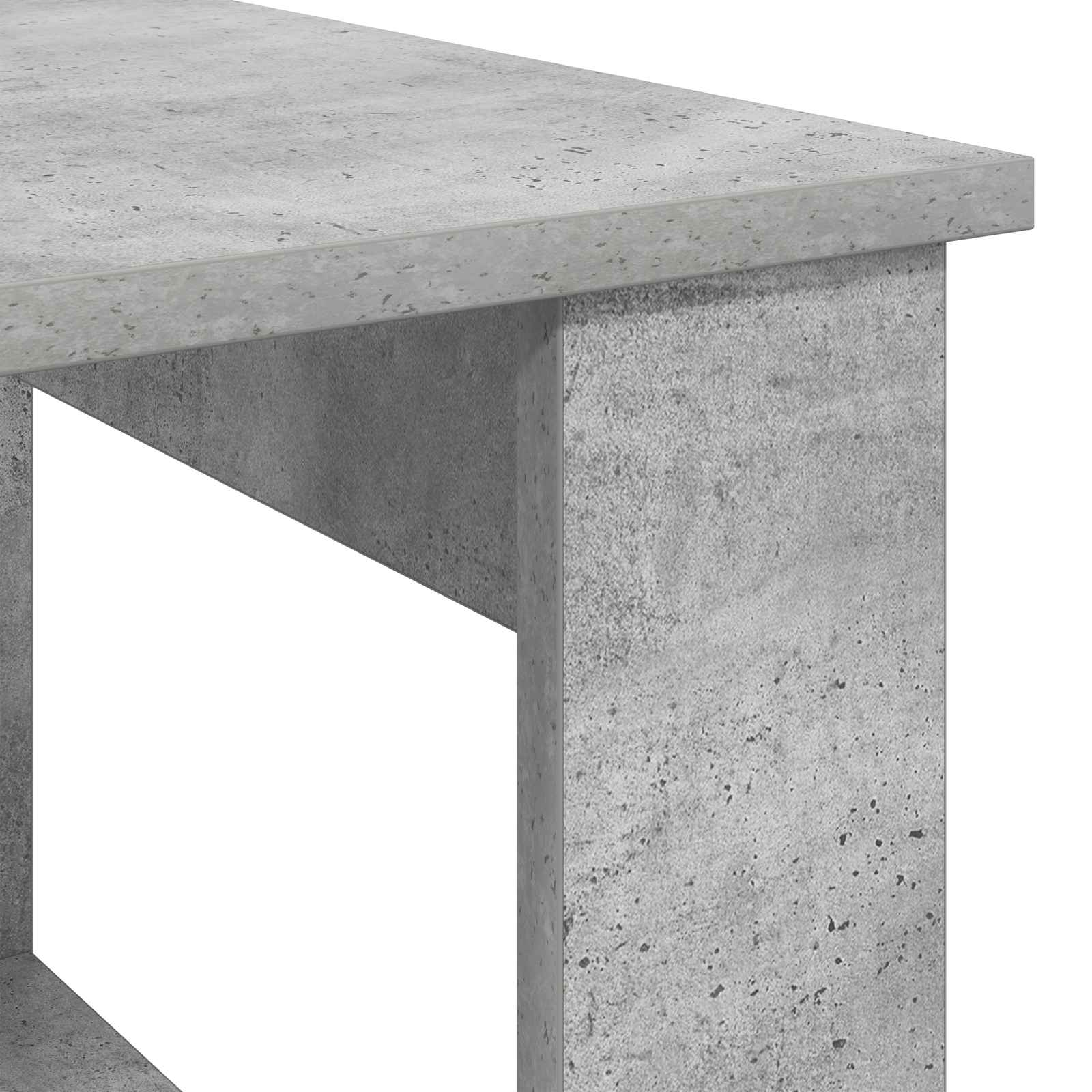 Kava Stol Betonski sivi 51 x 50 x 50 cm Konstruirano drvo