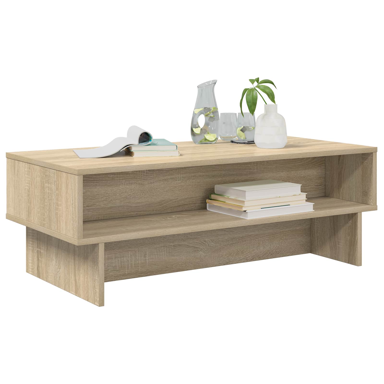 Kava Stol Sonoma hrast 100 x 46 x 35 cm Konstruirano drvo