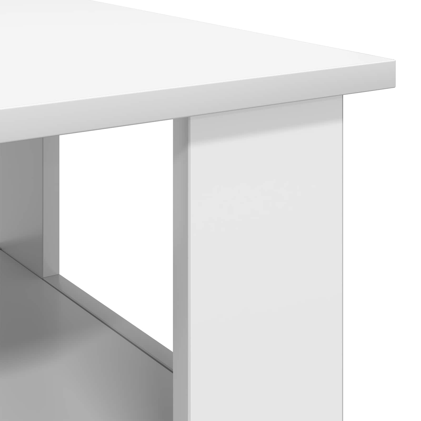 Kava Stol Bijelo 90 x 50 x 45 cm Konstruirano drvo