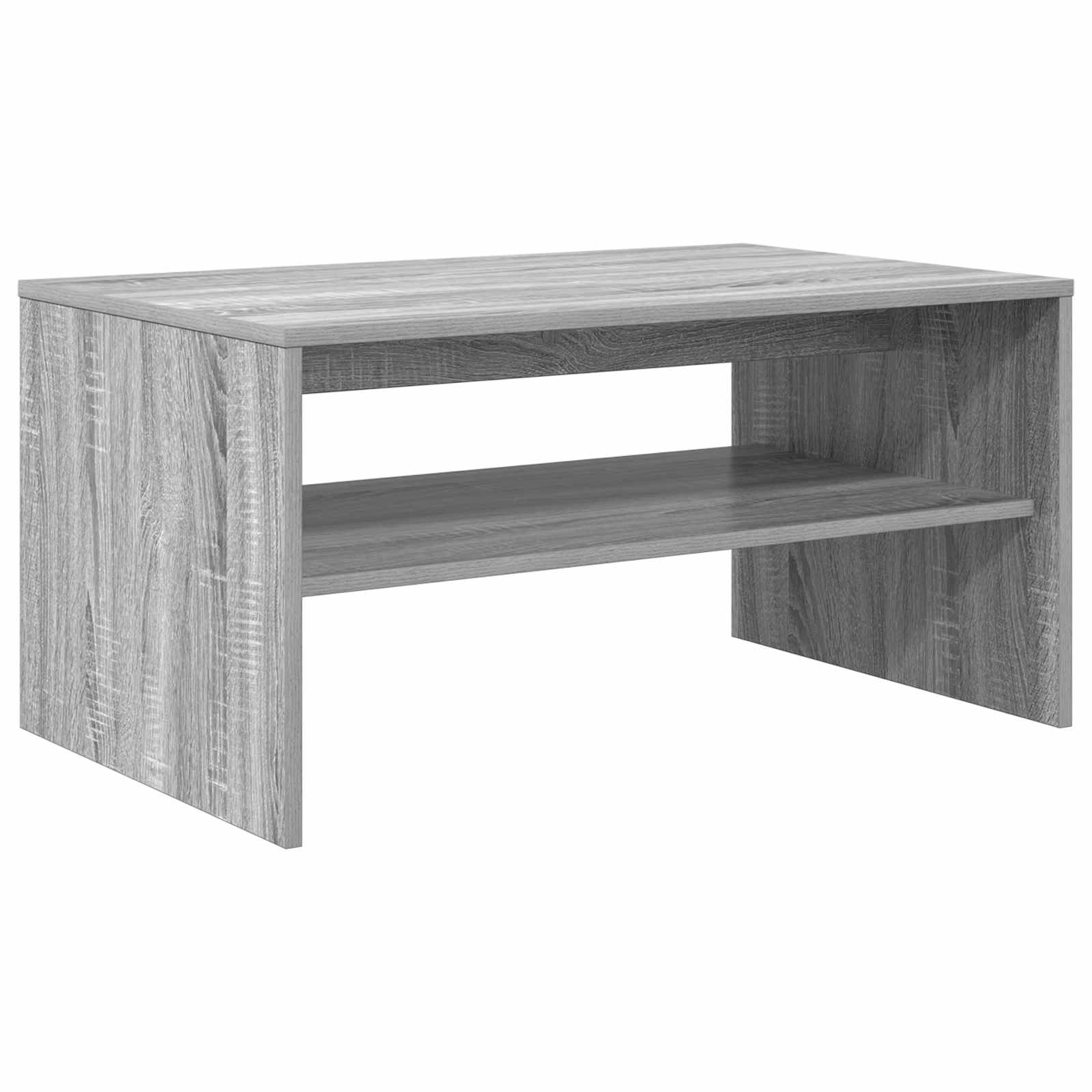 Kava Stol Siva Sonoma 80 x 50 x 40 cm Konstruirano drvo