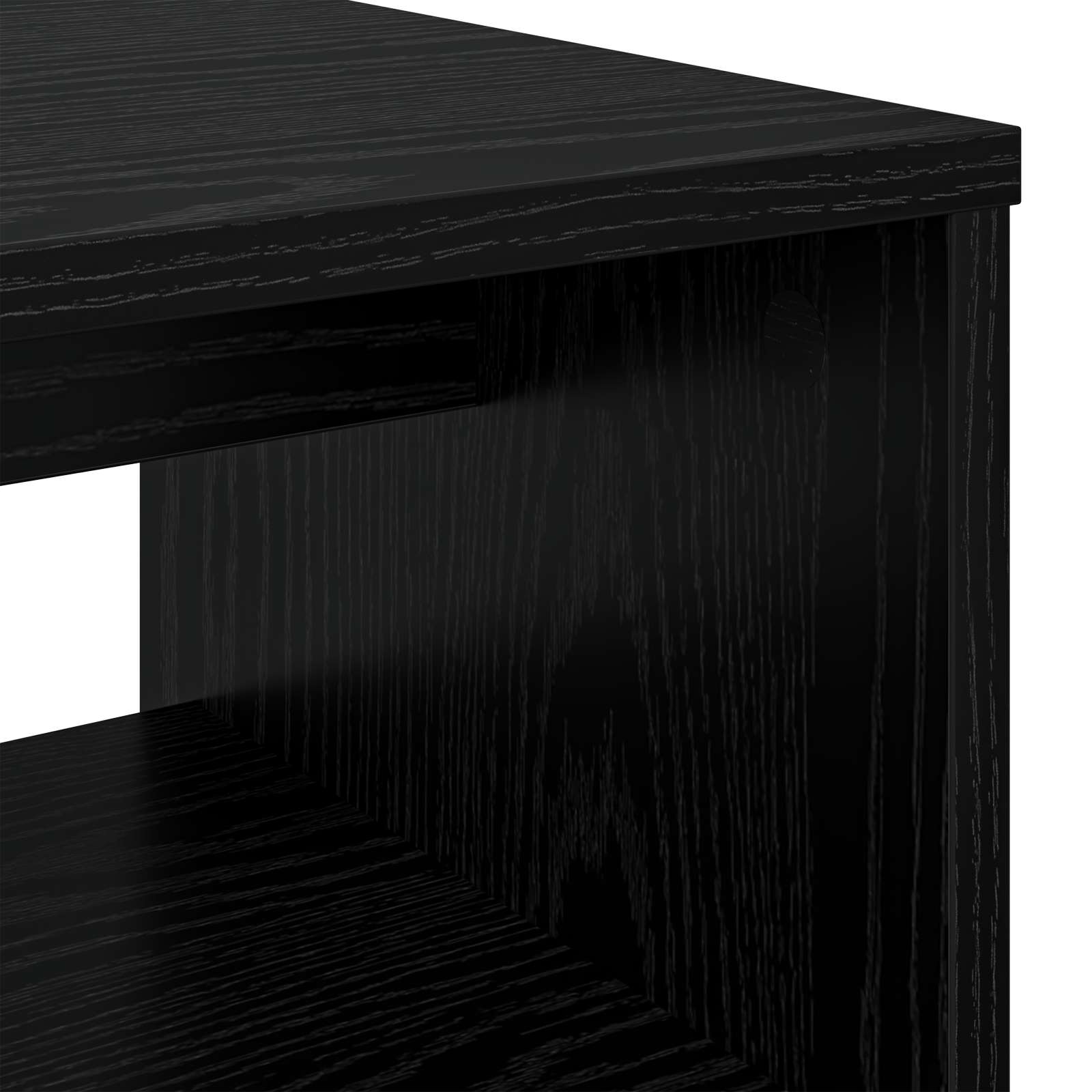 TV ormar Crni hrast 80 x 35 x 40 cm Konstruirano drvo