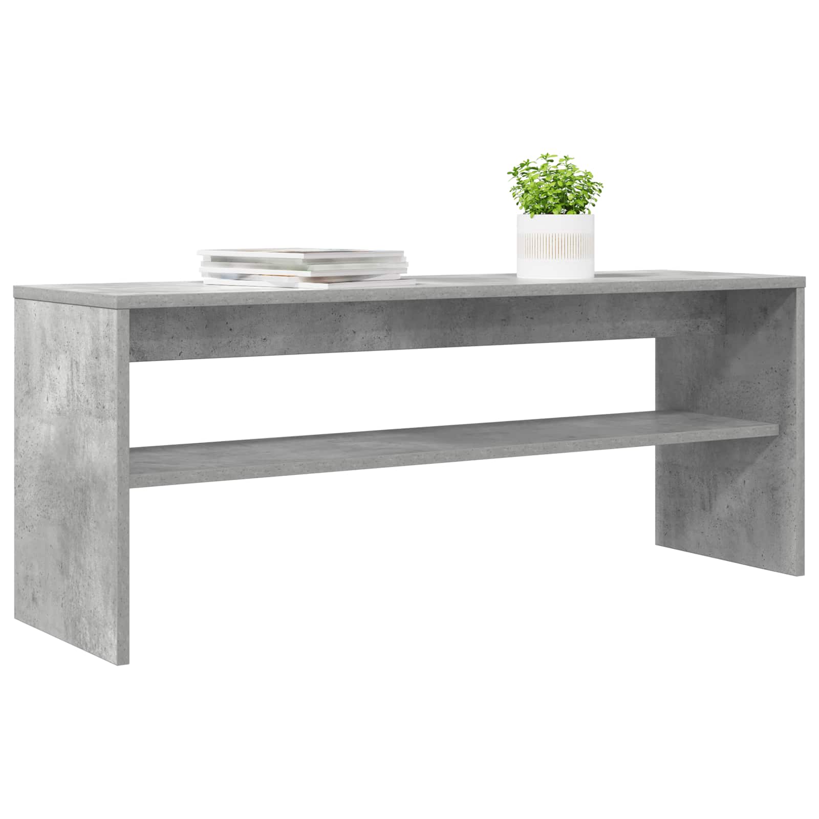 TV ormar Betonski sivi 100 x 30 x 40 cm Konstruirano drvo