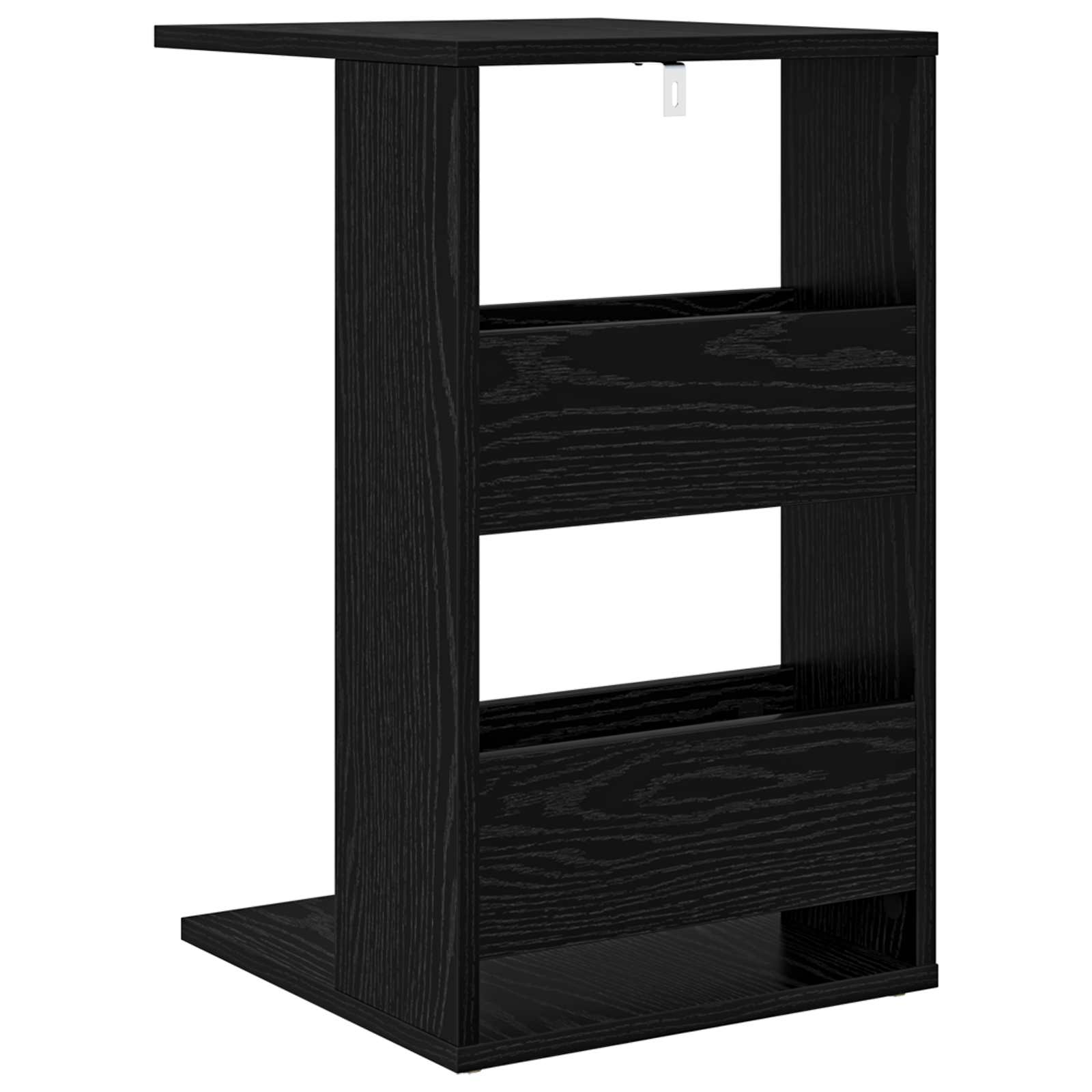 Bocni stol Crni hrast 40 x 35 x 60,5 cm Konstruirano drvo