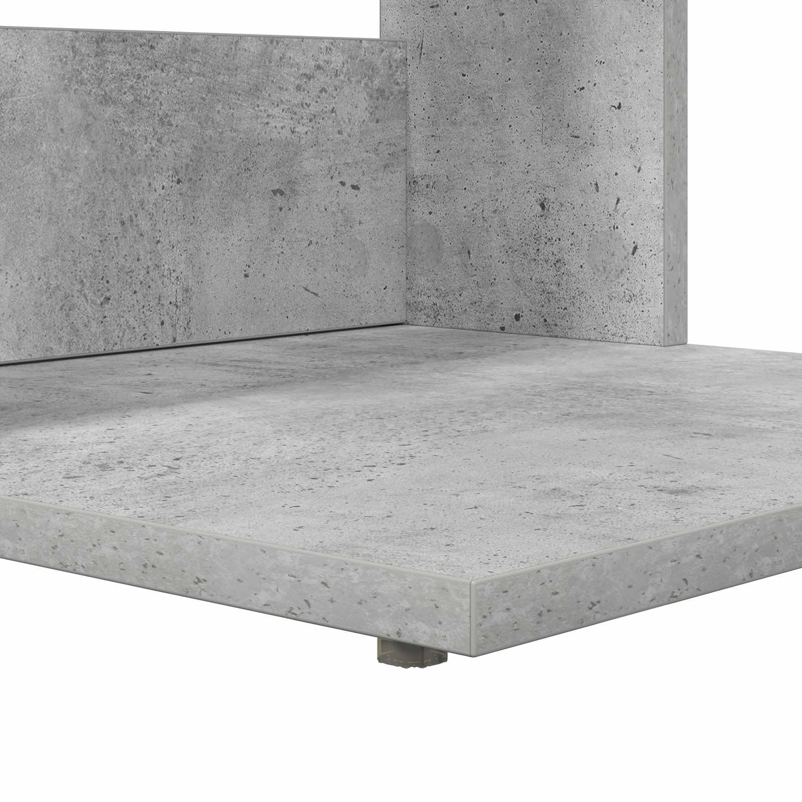 Bocni stol Betonski sivi 40 x 38 x 62,5 cm Konstruirano drvo