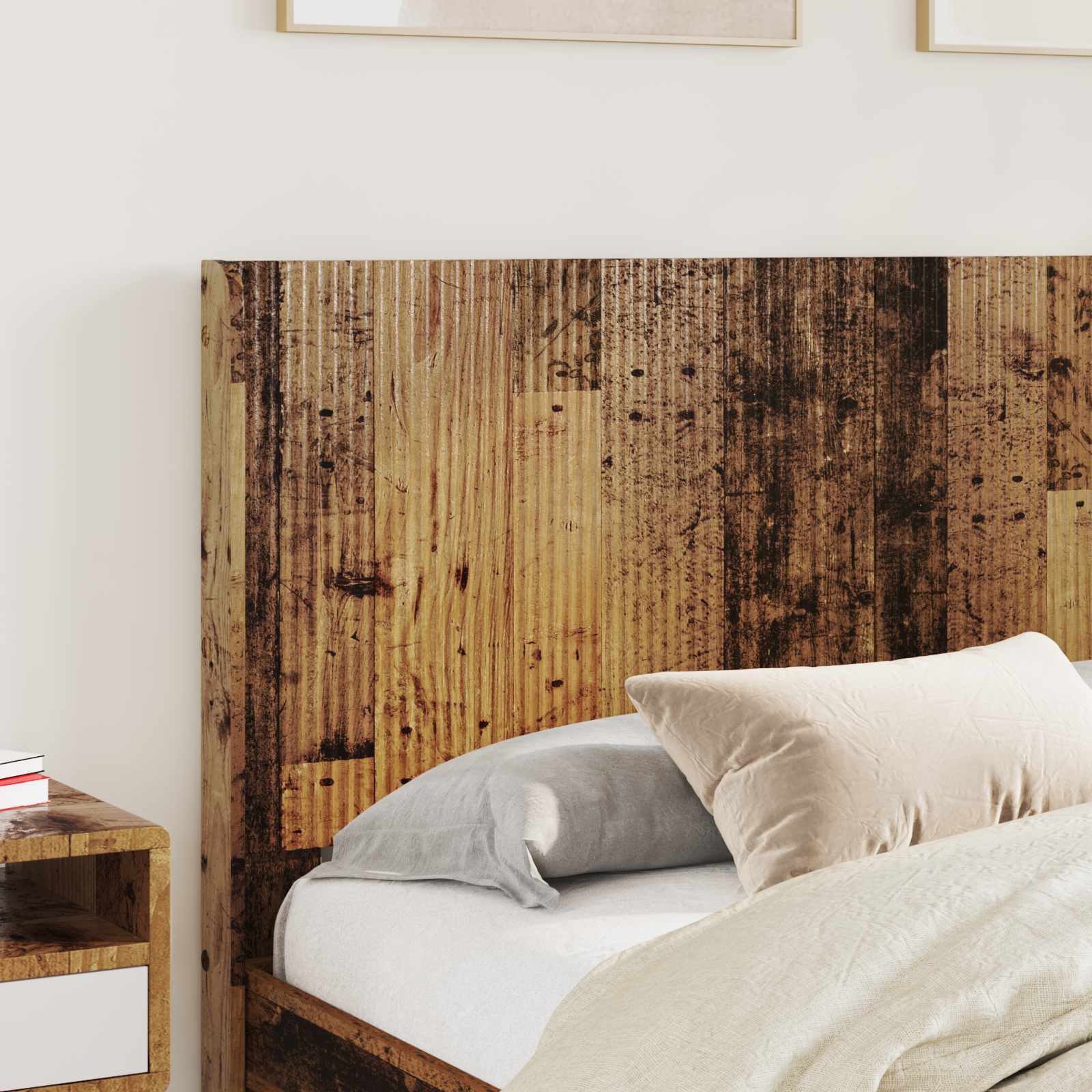 Krevetna konstrukcija s pohranom i uzglavljem Staro drvo