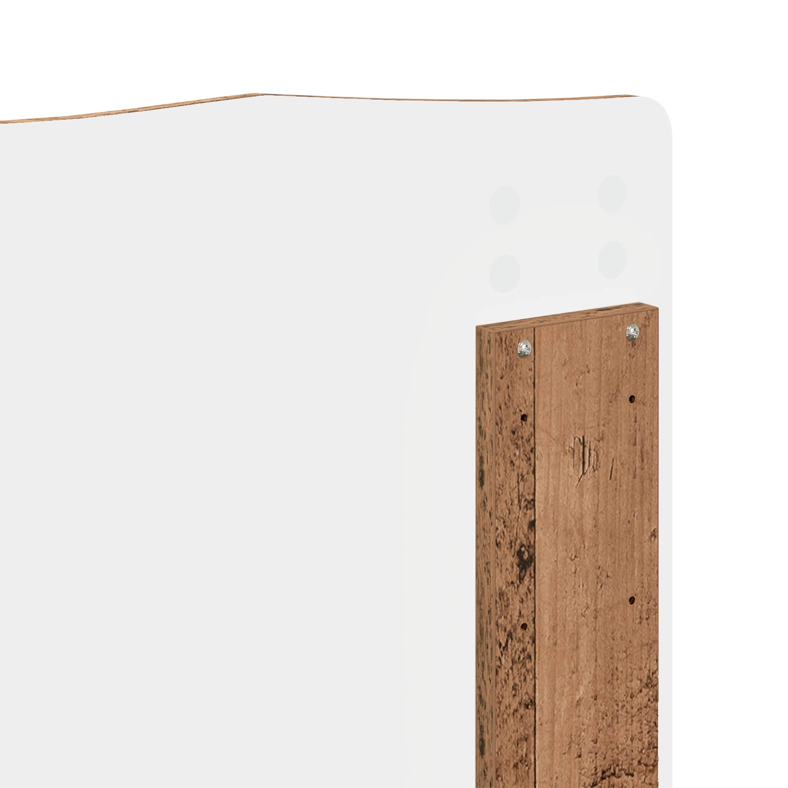 Krevetna konstrukcija s uzglavljem Staro drvo 150 x 200 cm