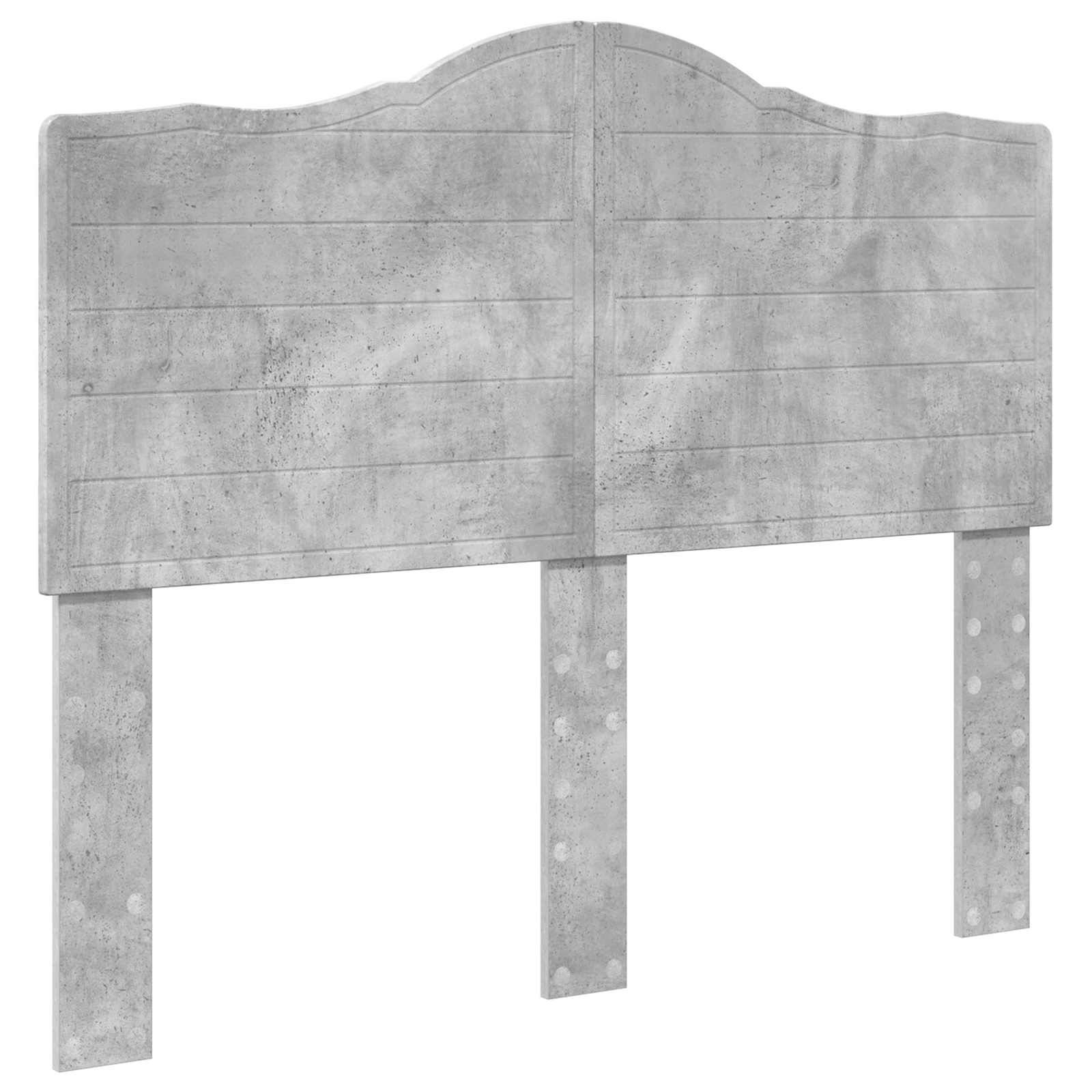 Krevetna konstrukcija Beton 120 x 190 cm Čvrsto borovo drvo