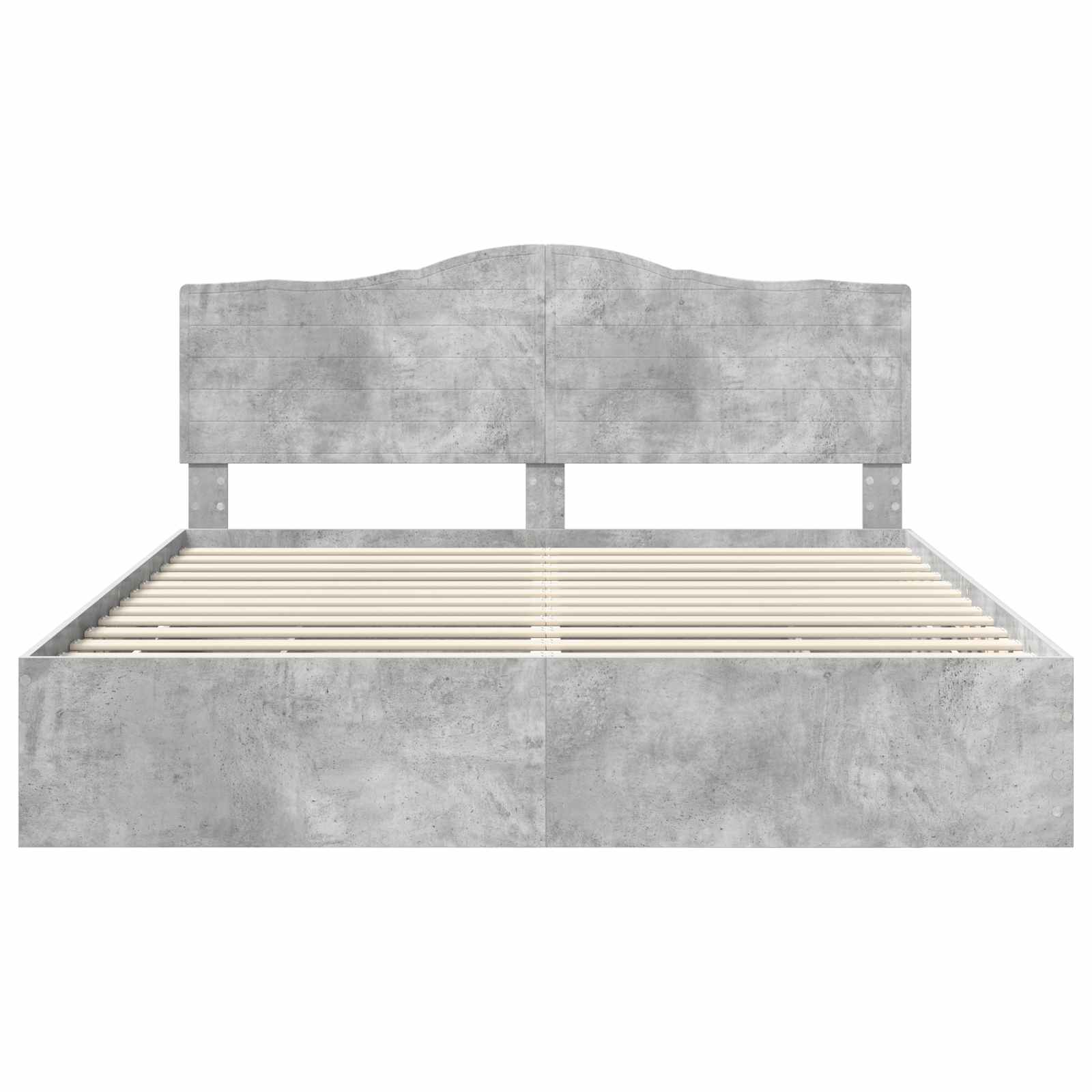 Krevetna konstrukcija s ladicama Betonska siva 180 x 200 cm