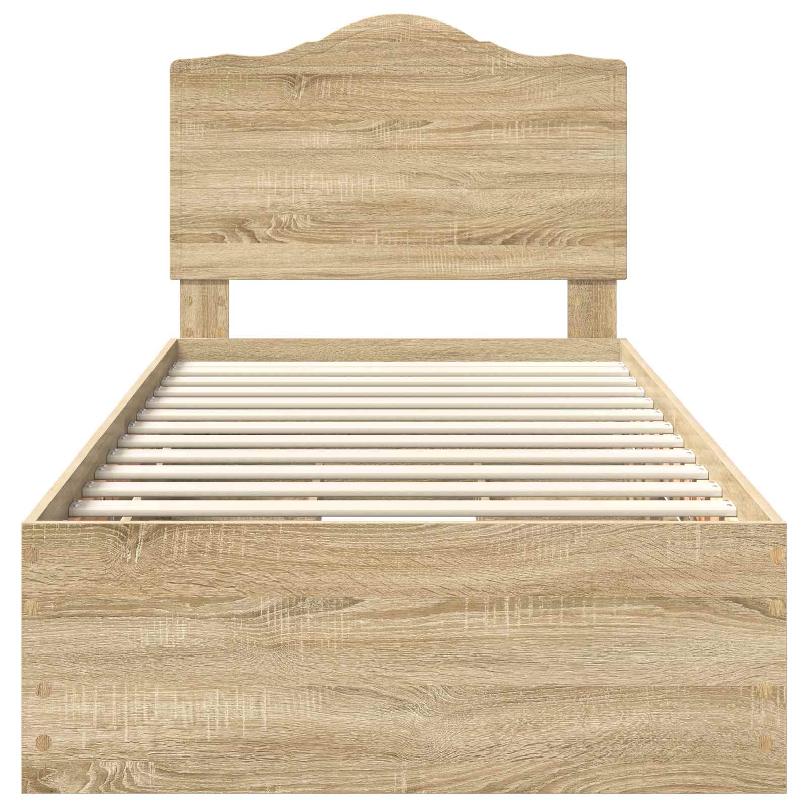 Krevetna konstrukcija s ladicama Sonoma hrast 100 x 200 cm