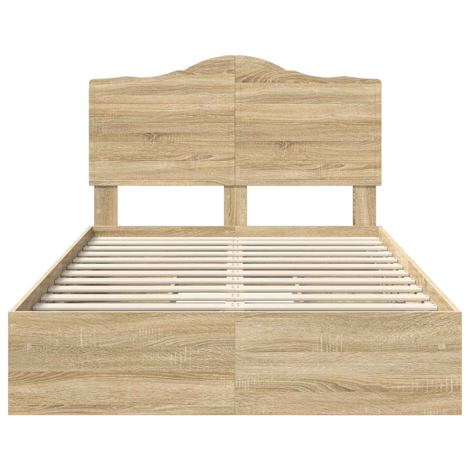Krevet s od storage Sonoma hrast 120 x 200 cm Konstruirano drvo