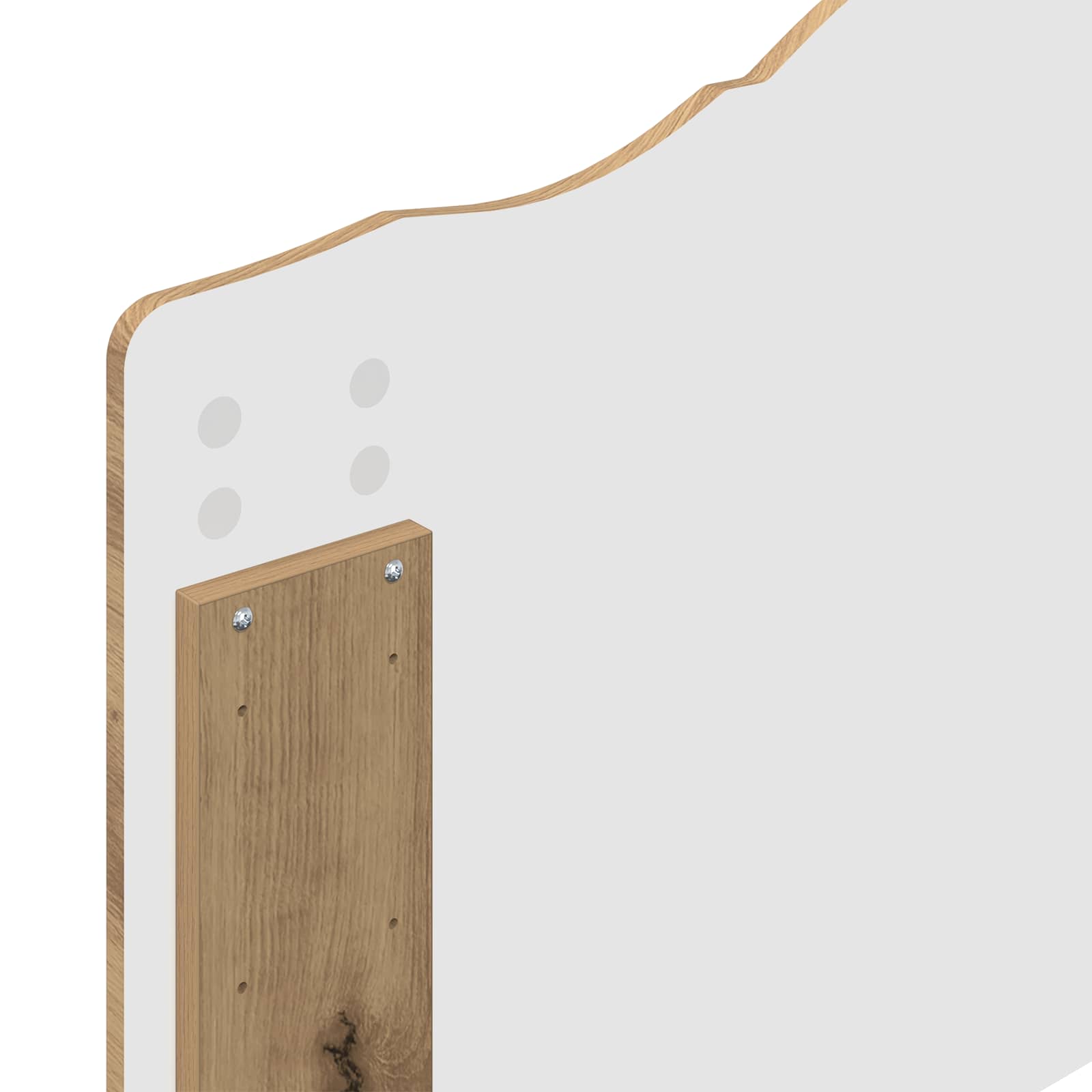Krevetna konstrukcija s ladicama Umjetnički hrast 100 x 200 cm