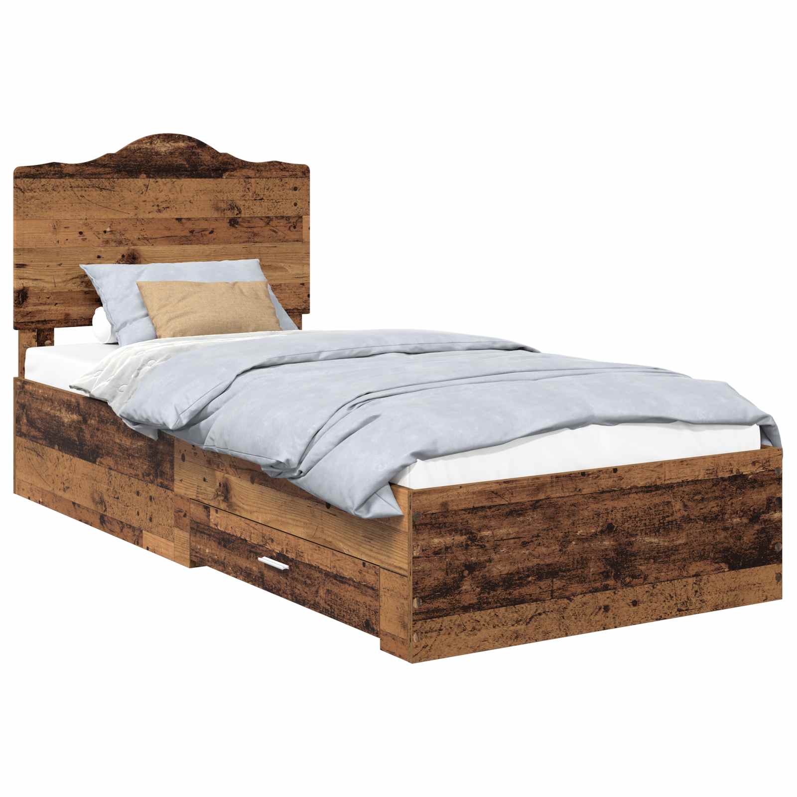 Krevetna konstrukcija Staro drvo 90 x 190 cm Konstruirano drvo
