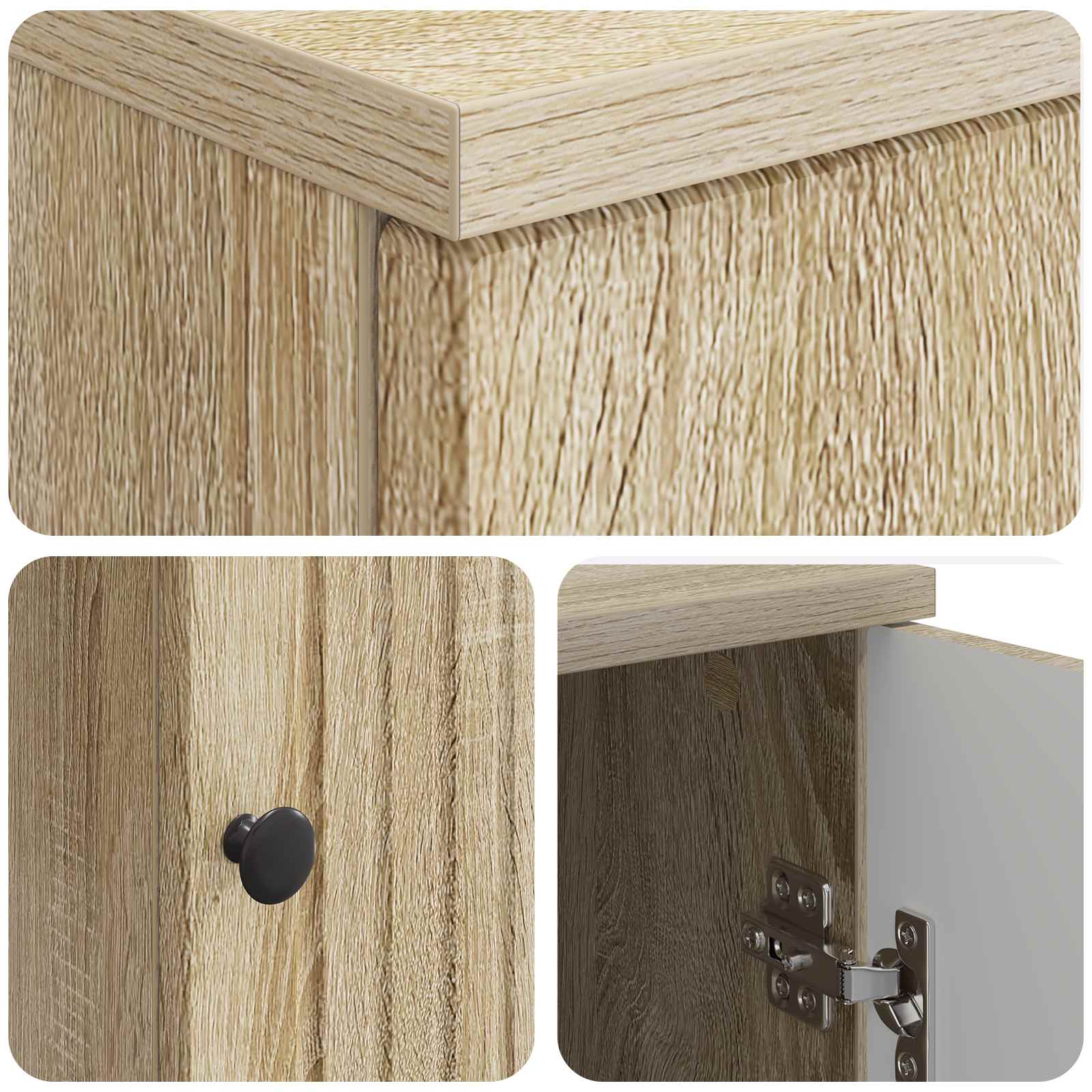 Stol s policom Sonoma 142,5 x 50 x 75 cm Konstruirano drvo