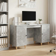 Stol Betonska siva 142,5 x 50 x 75 cm Konstruirano drvo
