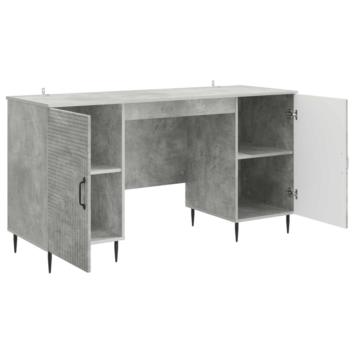 Stol Betonska siva 142,5 x 50 x 75 cm Konstruirano drvo