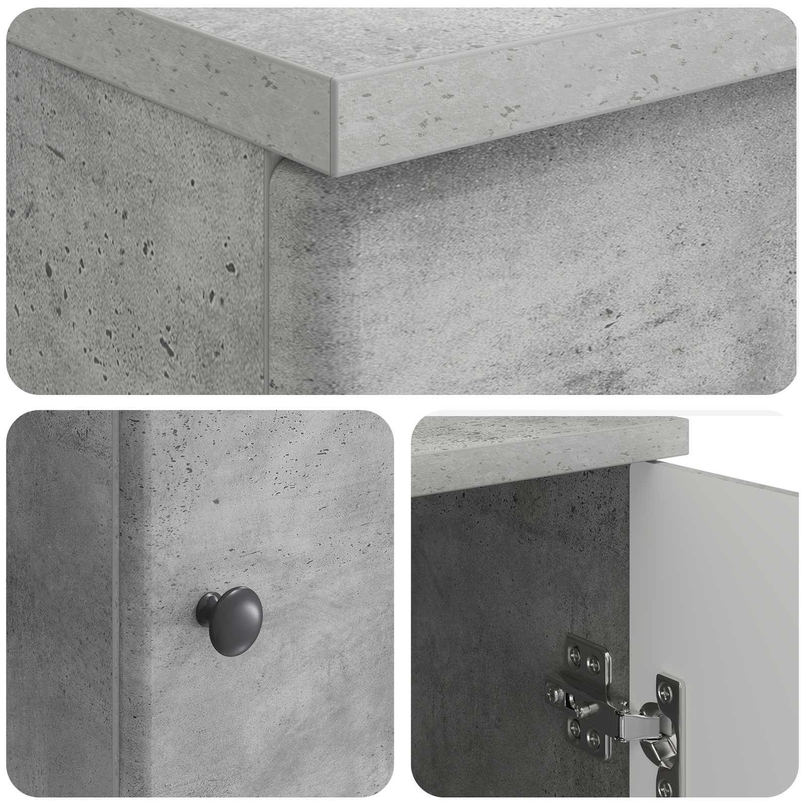 Stol Betonska siva 142,5 x 50 x 75 cm Konstruirano drvo