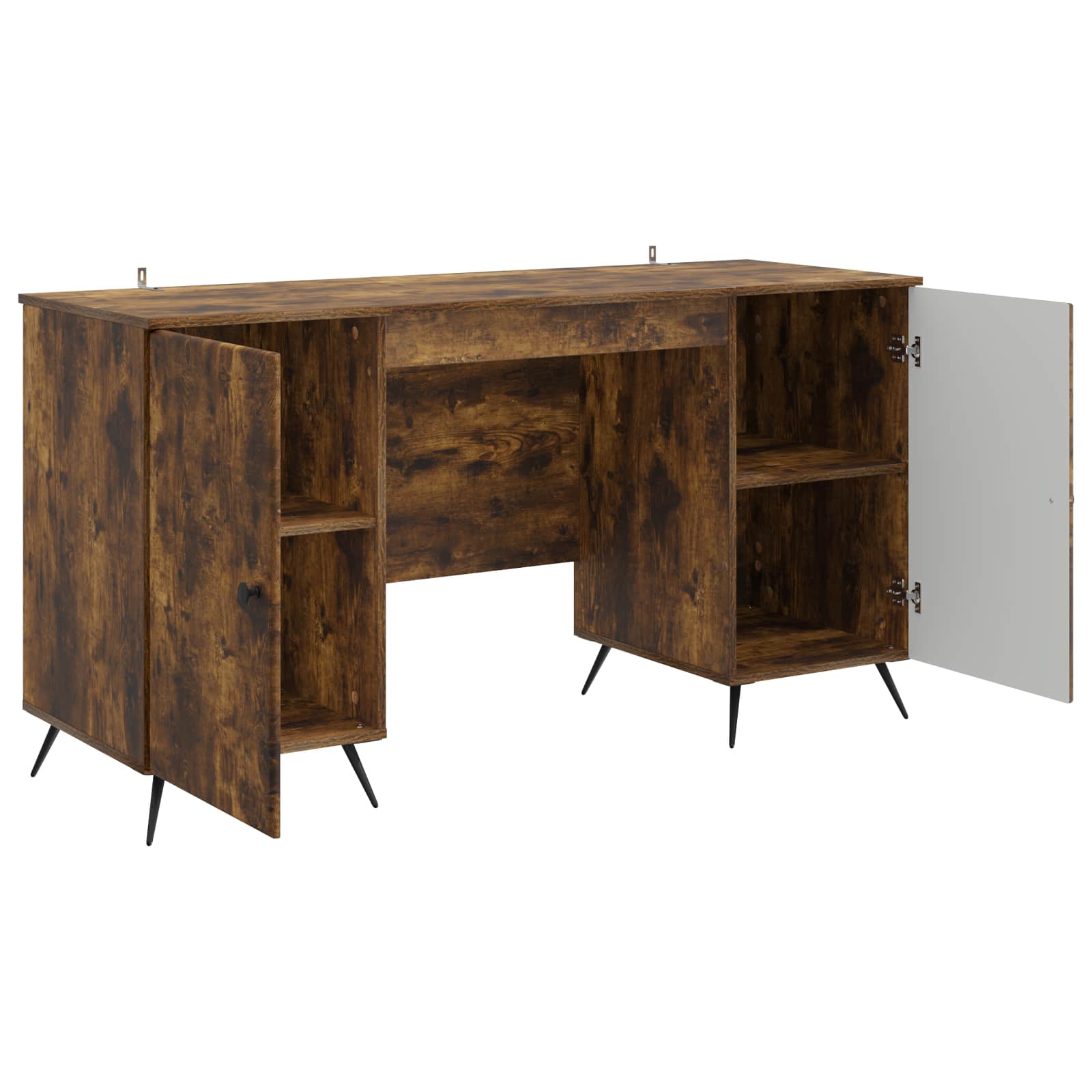 Stol Dimljeni hrast 142,5 x 50 x 75 cm Konstruirano drvo