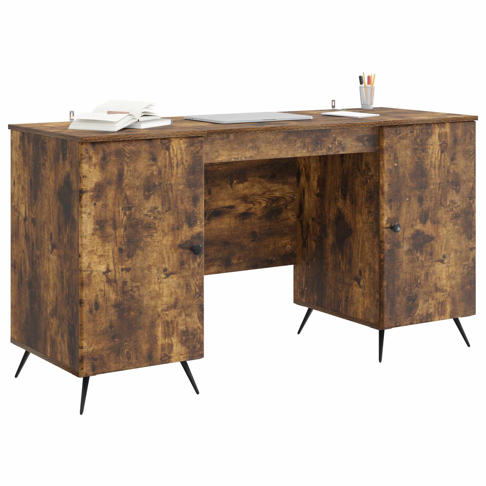 Stol Dimljeni hrast 142,5 x 50 x 75 cm Konstruirano drvo