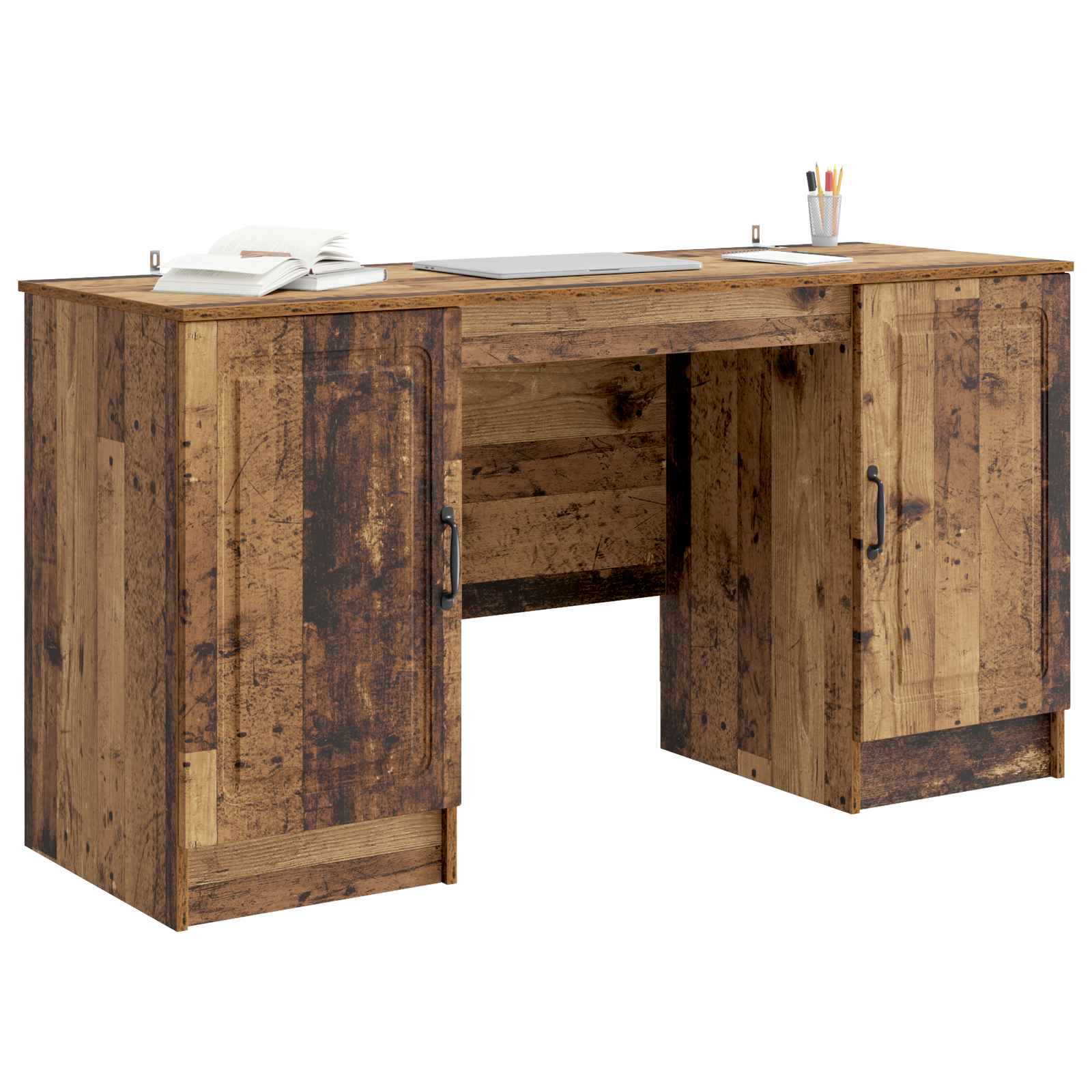 Stol s policom Staro drvo 142,5 x 50 x 75 cm Konstruirano drvo