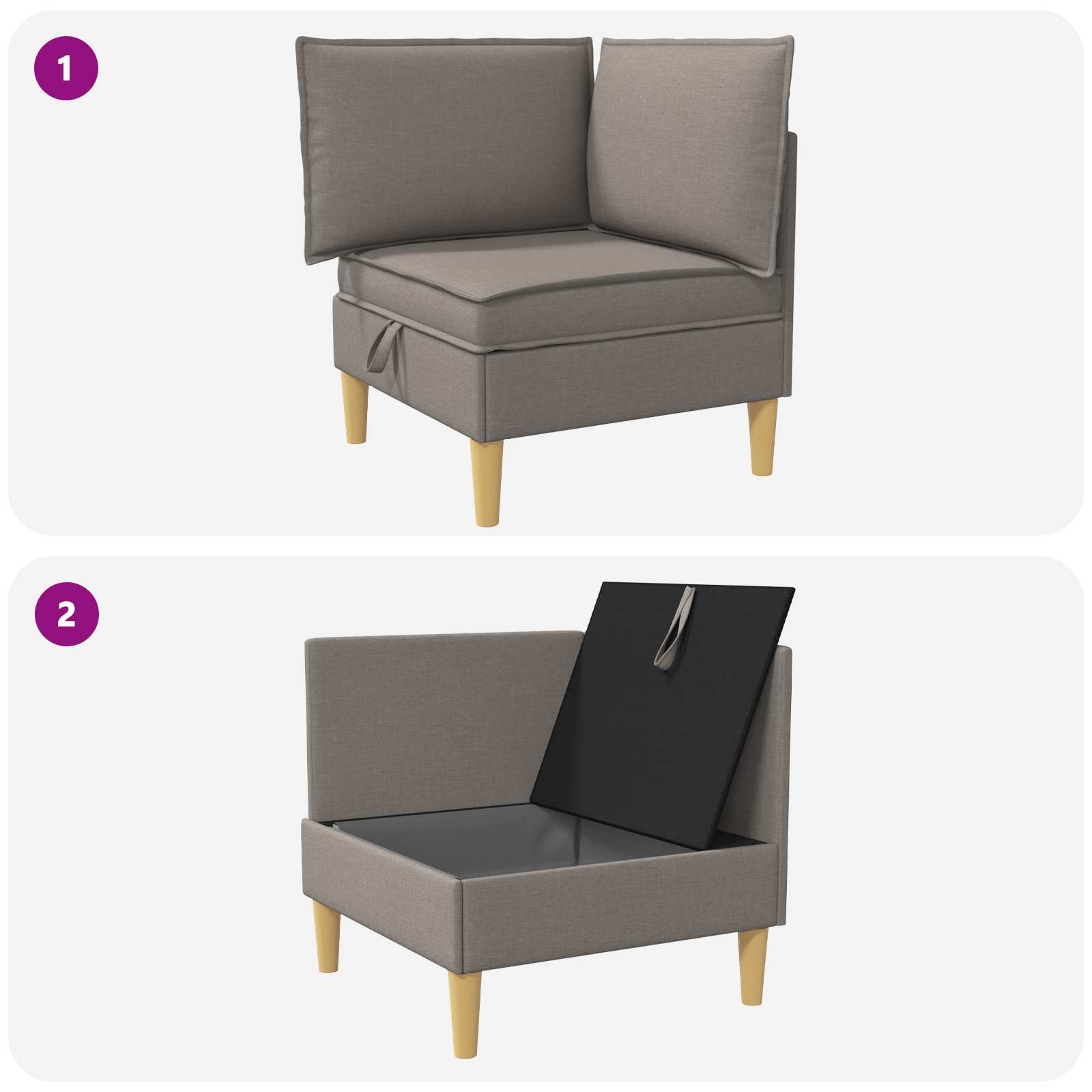 Sofa s pohranom Tkanina