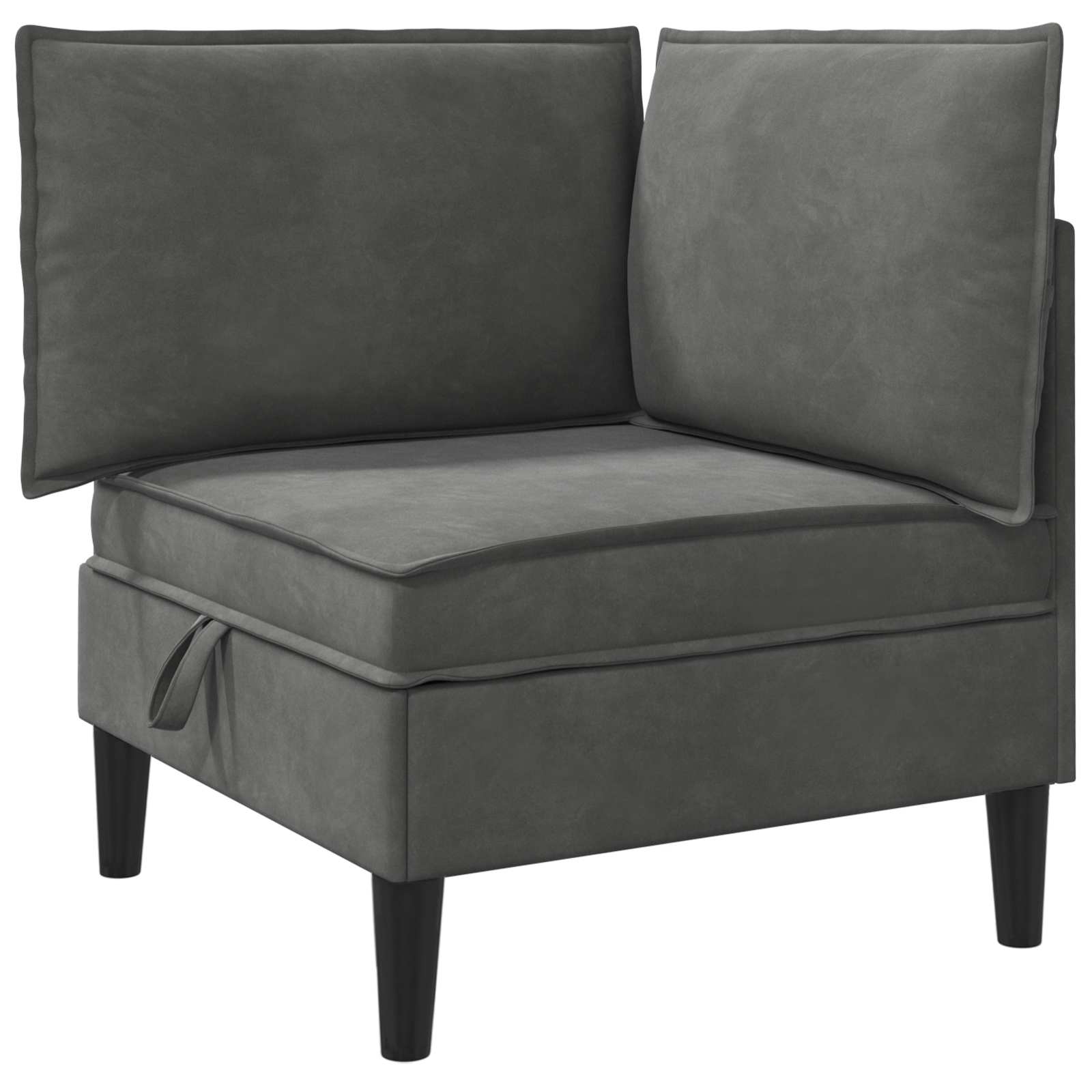 Sofa s pohranom Tamnosiva Baršun