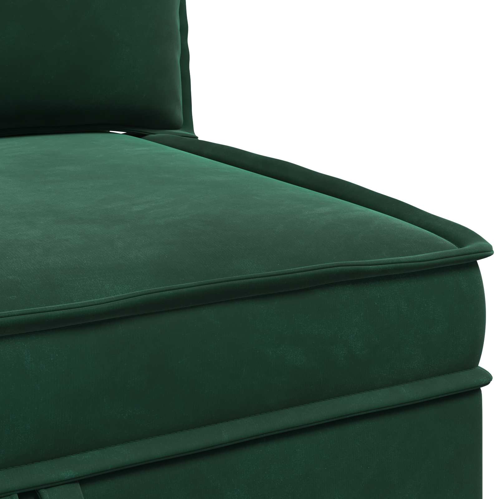 Sofa s pohranom Tamnozelena Baršun