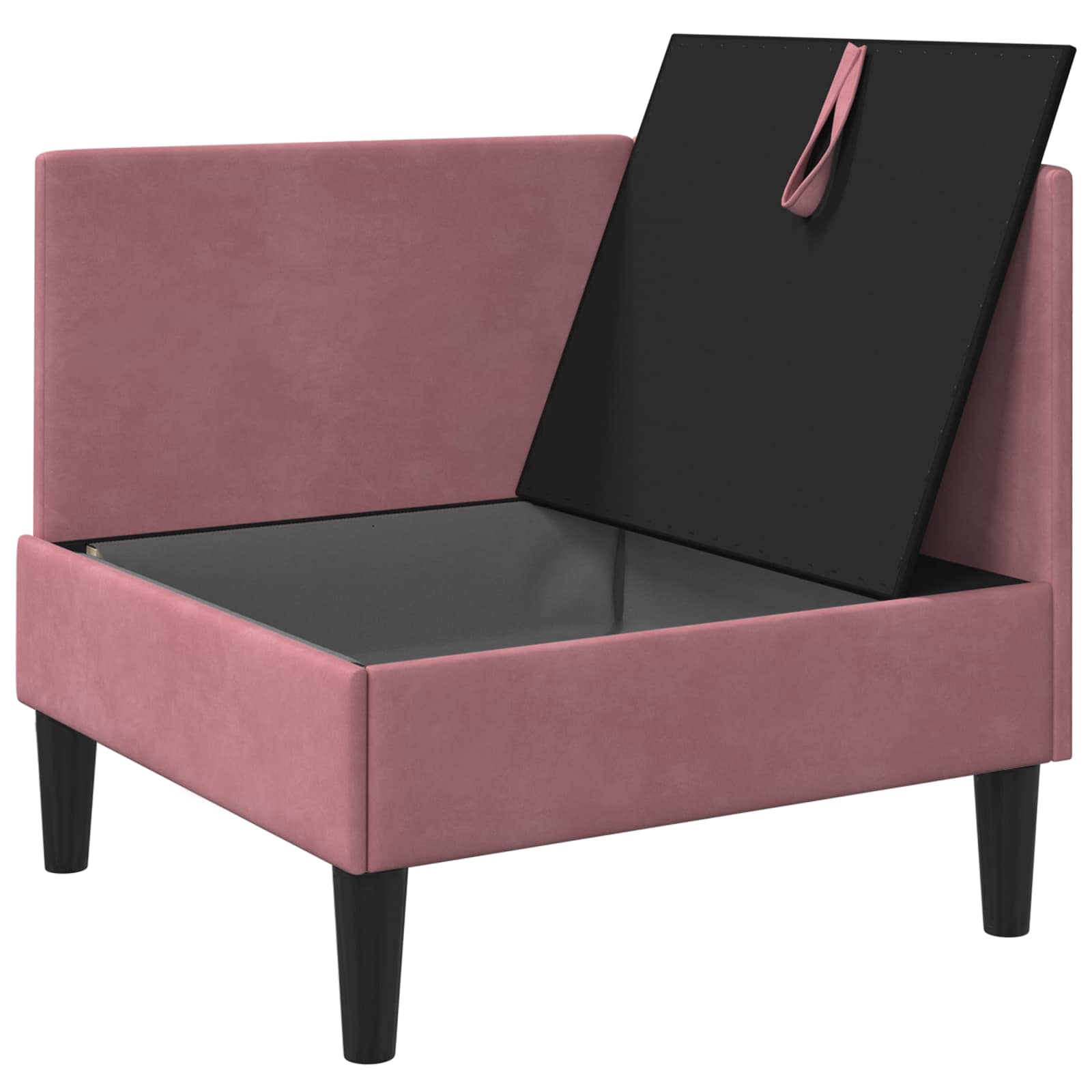 Sofa s pohranom Ružičasta Baršun