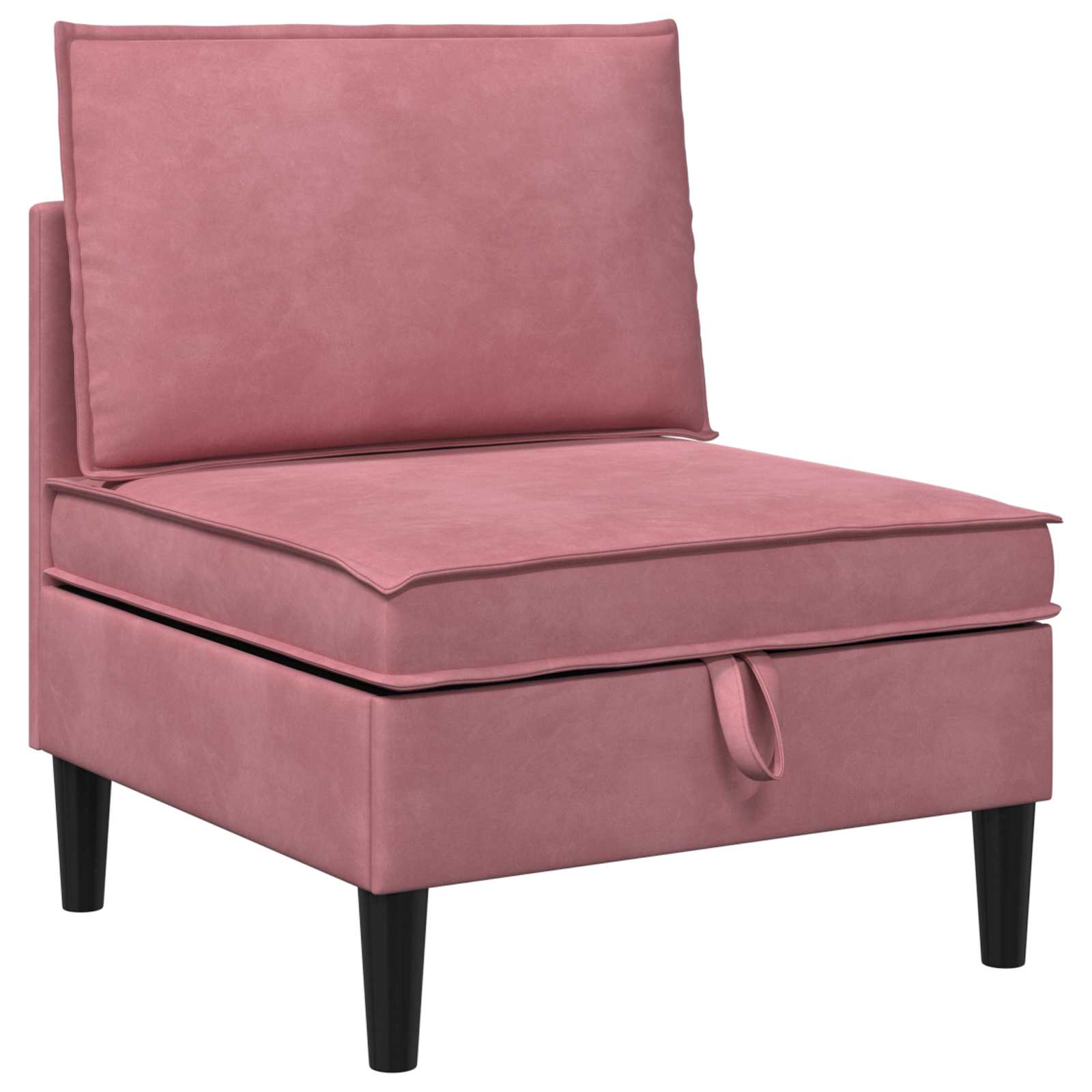 Sofa s pohranom Ružičasta Baršun