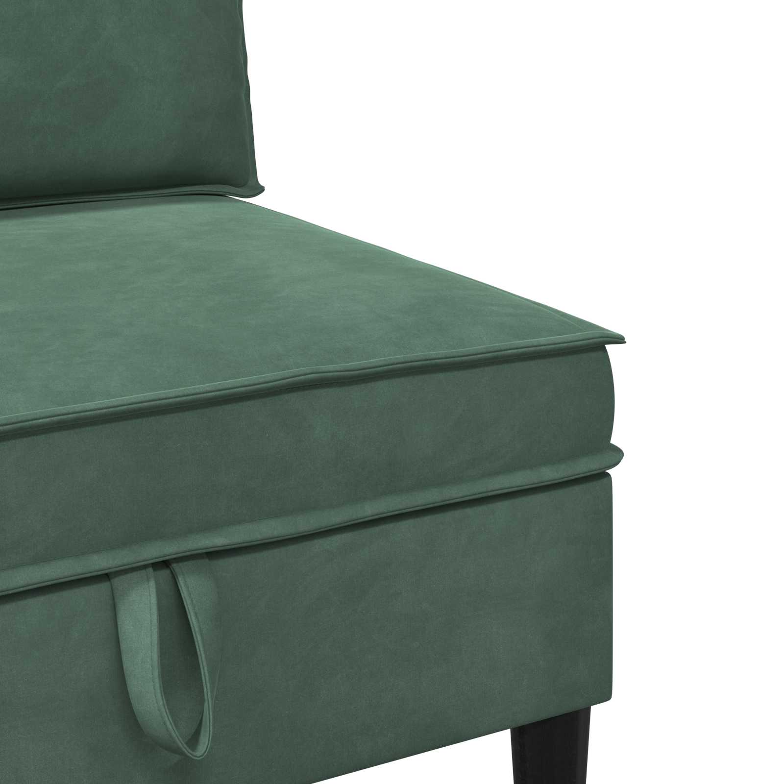 Sofa s pohranom Morska zelena Baršun