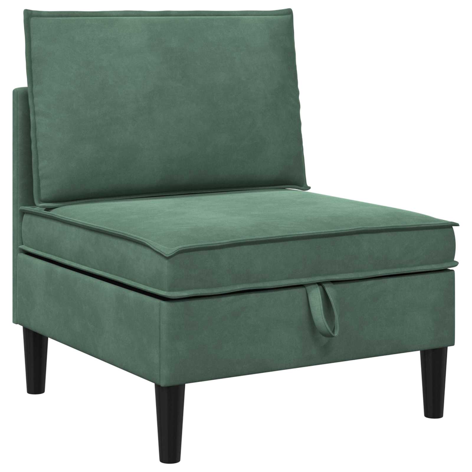 Sofa s pohranom Morska zelena Baršun