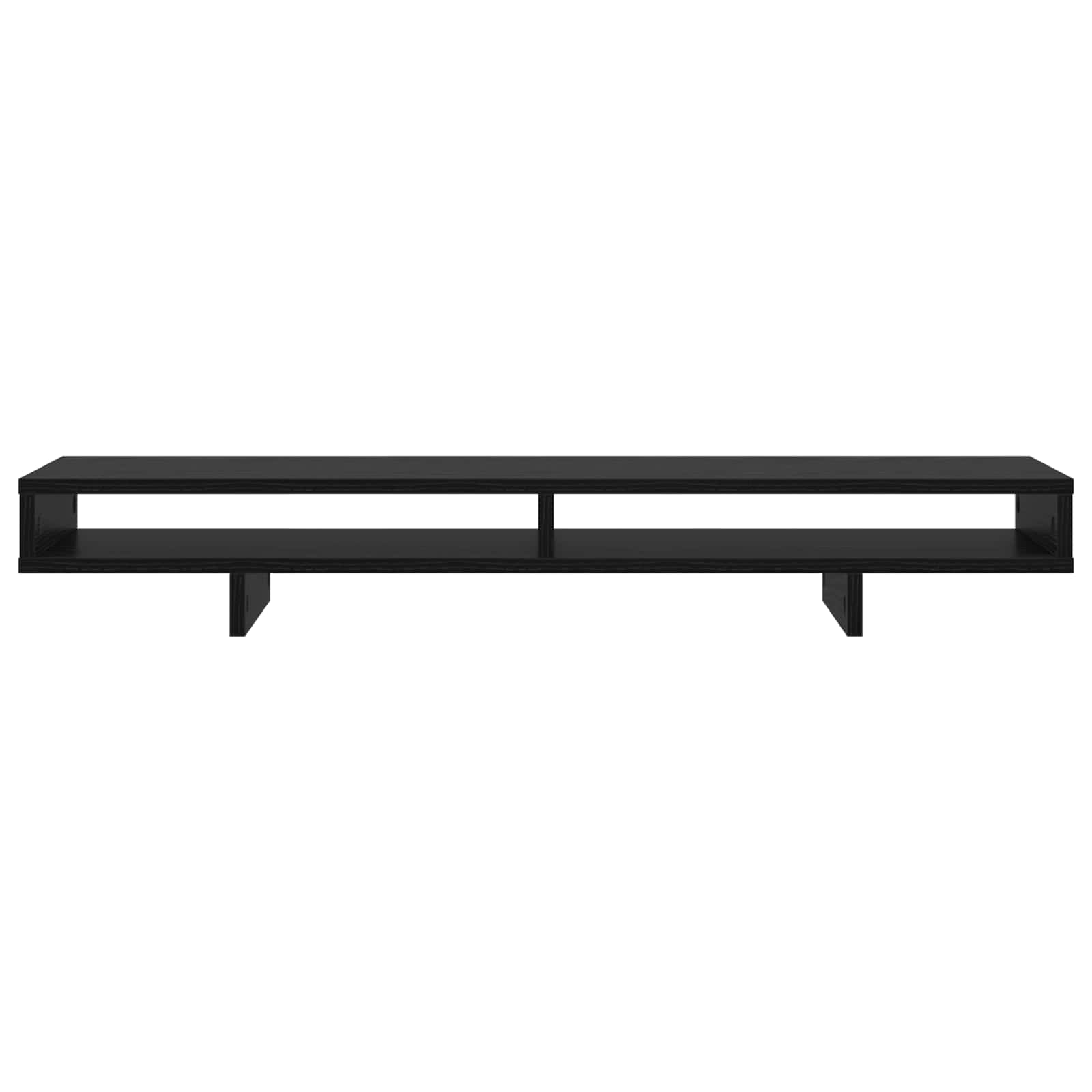 Stalak za Monitor Crna 100 x 27 x 15 cm Konstruirano drvo