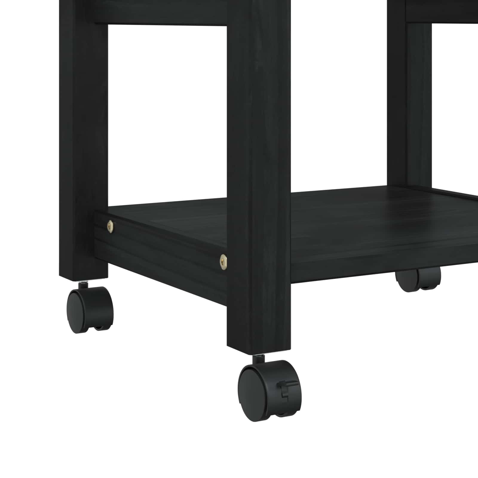 Kuhinjski kolica MONZA Crna 48 x 40 x 88,5 cm