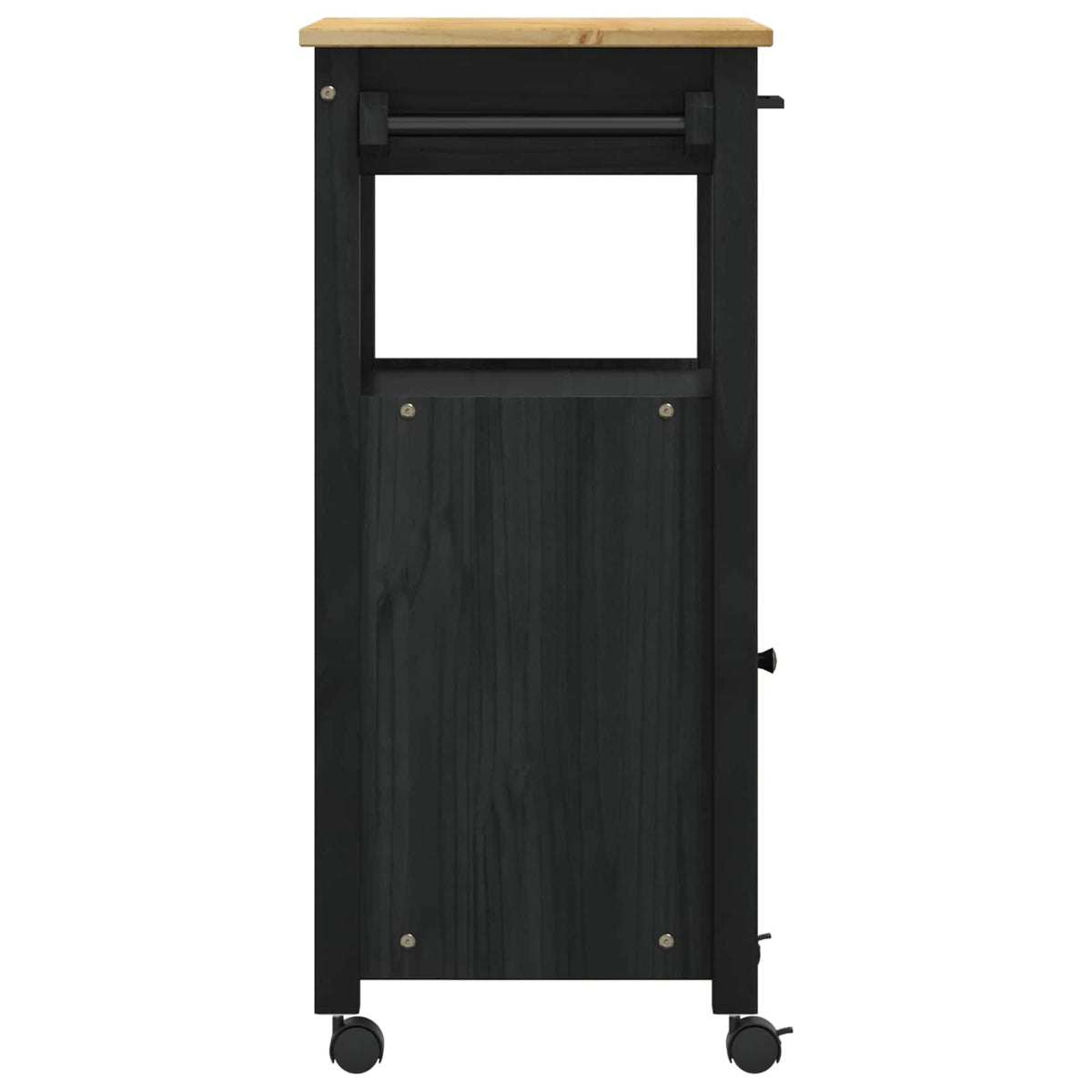 Kuhinjski kolica MONZA Crna 48 x 40 x 88,5 cm