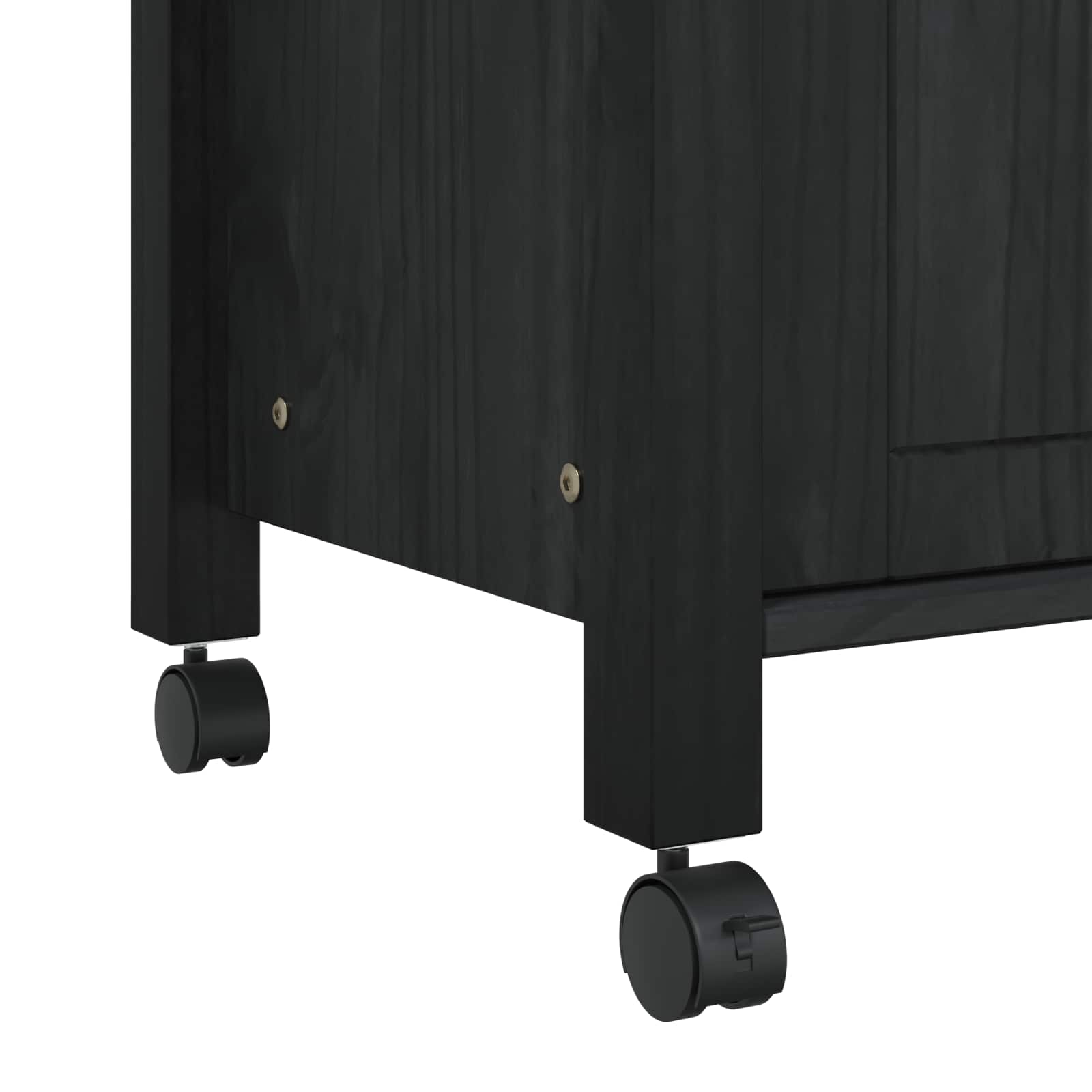 Kuhinjski kolica MONZA Crna 60 x 40 x 88,5 cm