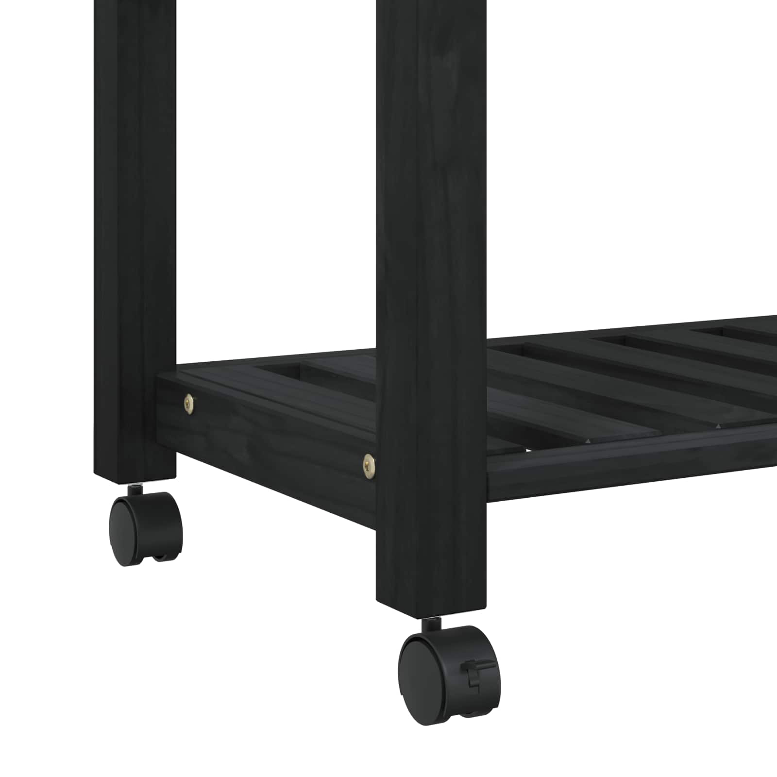 Kuhinjski kolica MONZA Crna 84 x 40 x 88,5 cm