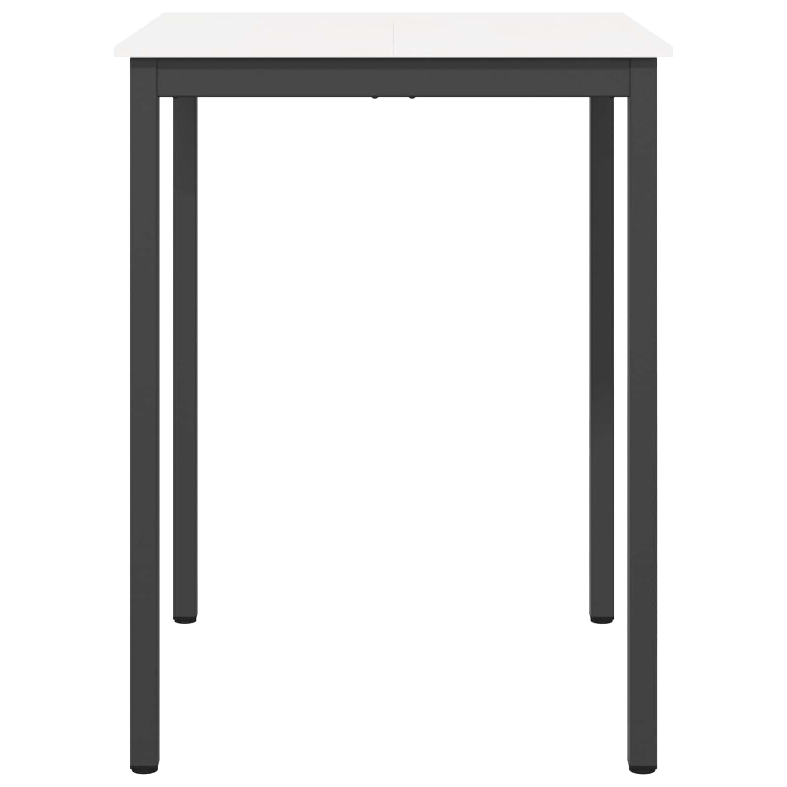 Stol za bar Bijelo 80 x 80 x 105 cm Čvrsto borovo drvo