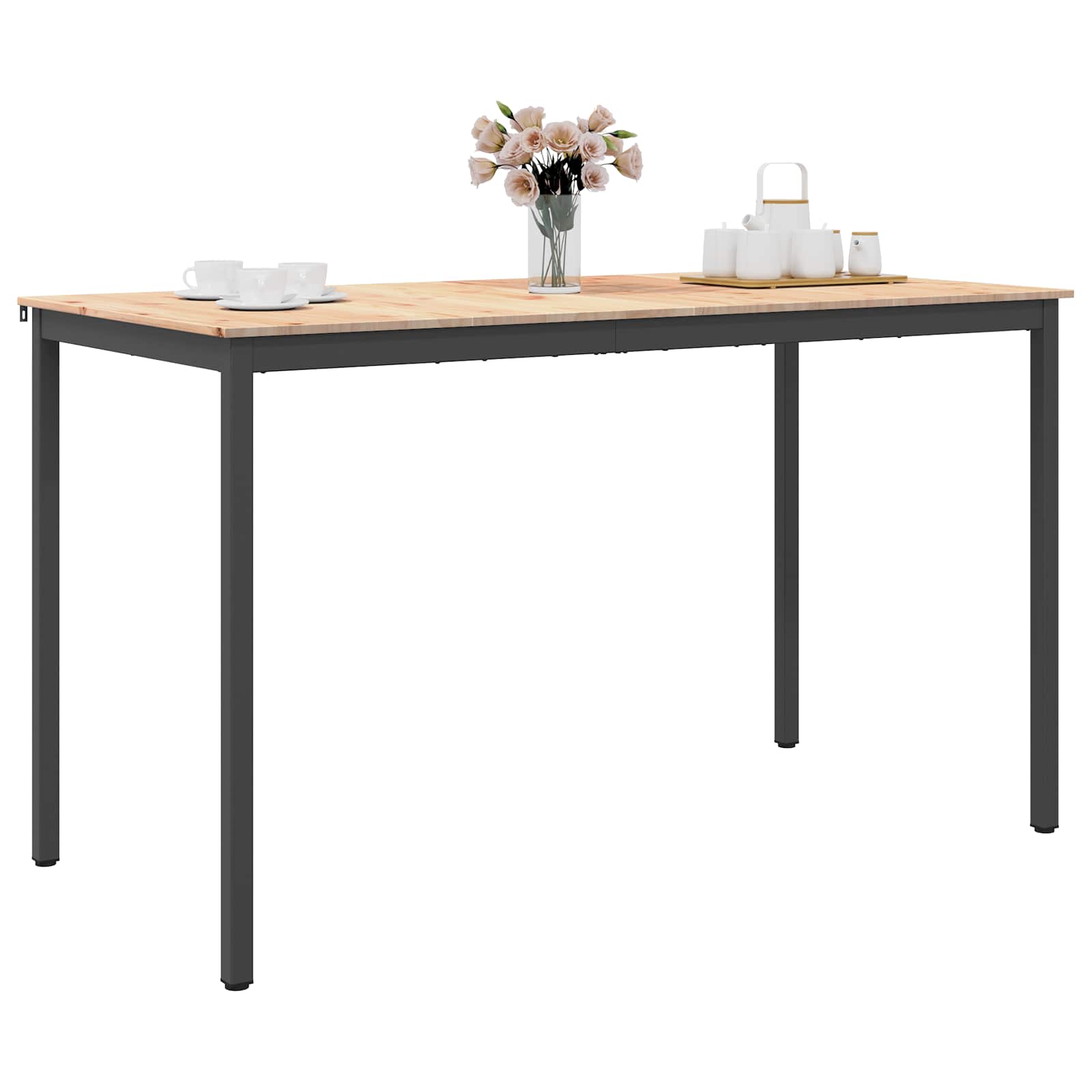 Stol za bar Prirodna 180 x 90 x 105 cm Čvrsto borovo drvo