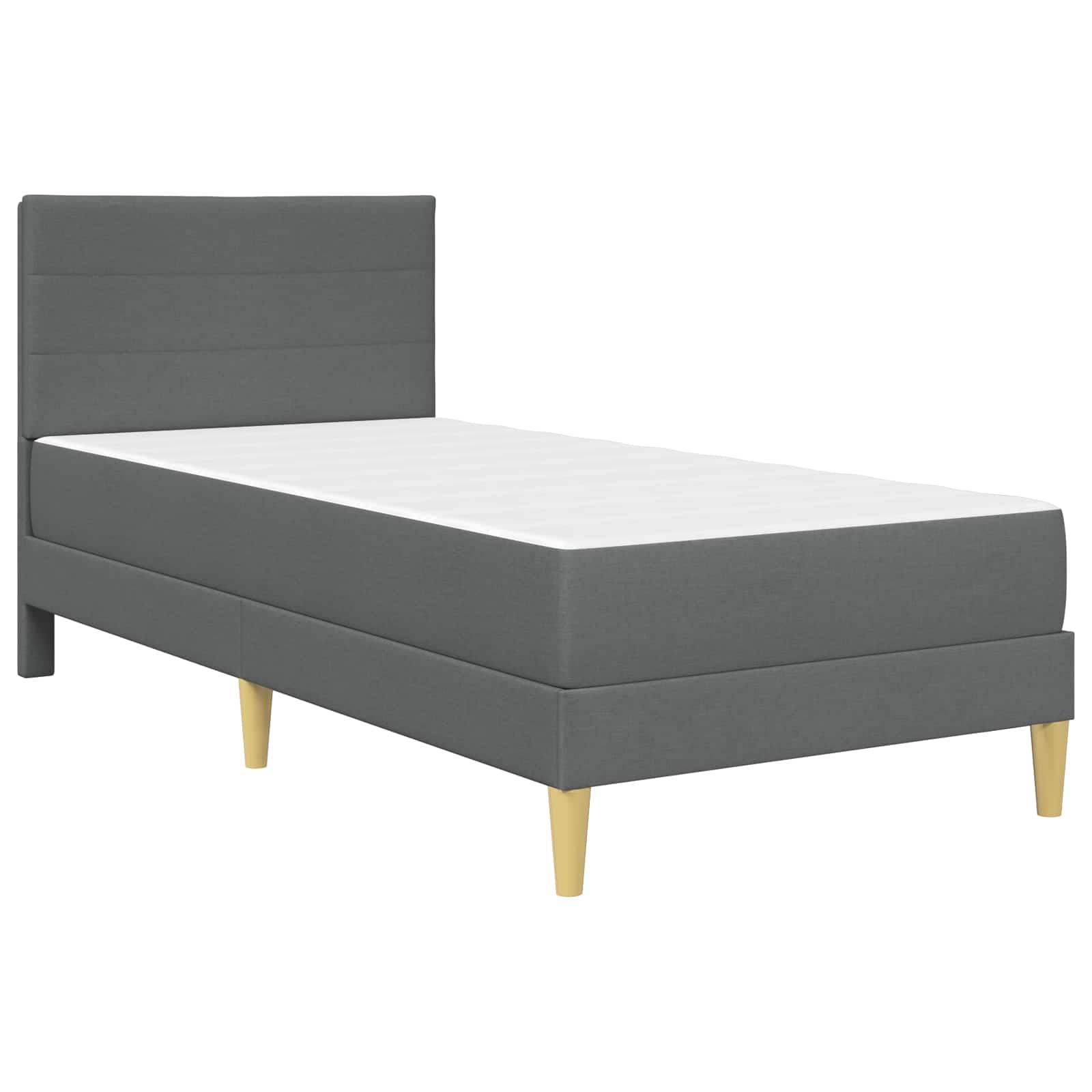 Krevetna konstrukcija Tamno siva 80 x 200 cm Poliester
