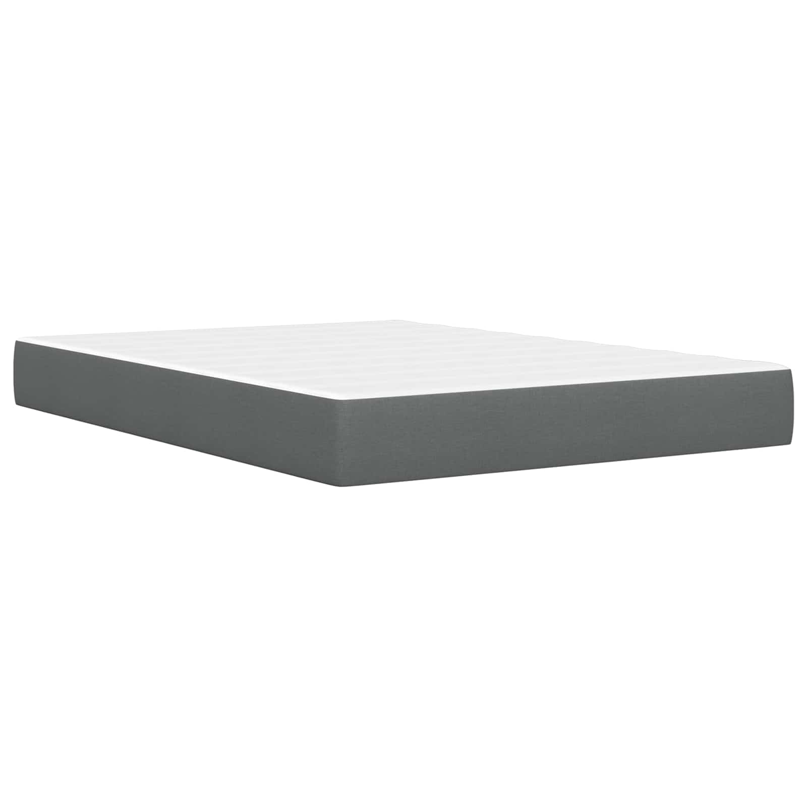 Krevetna konstrukcija Tamno siva 160 x 200 cm Poliester