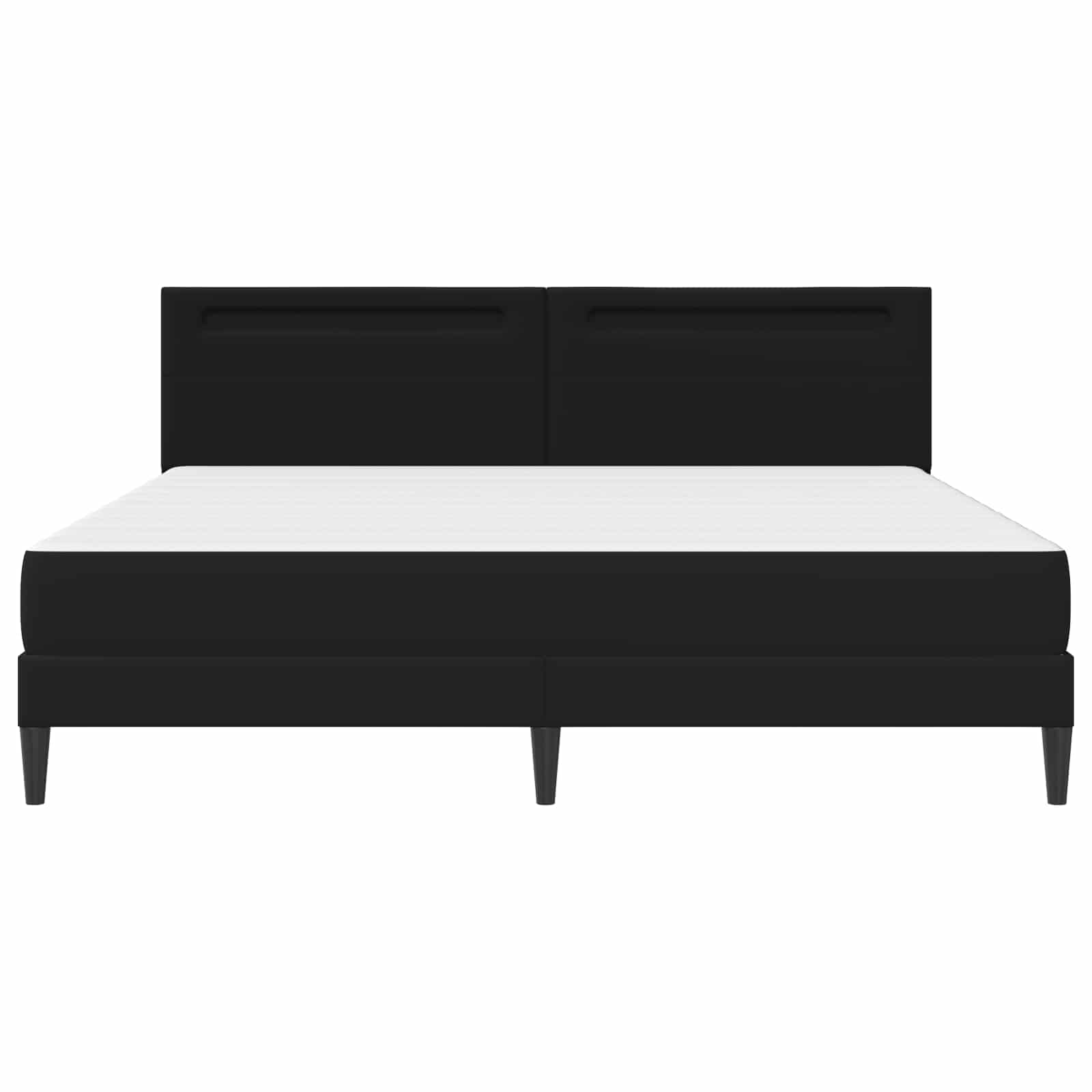 Krevetna konstrukcija Crna 180 x 200 cm Umjetna koža