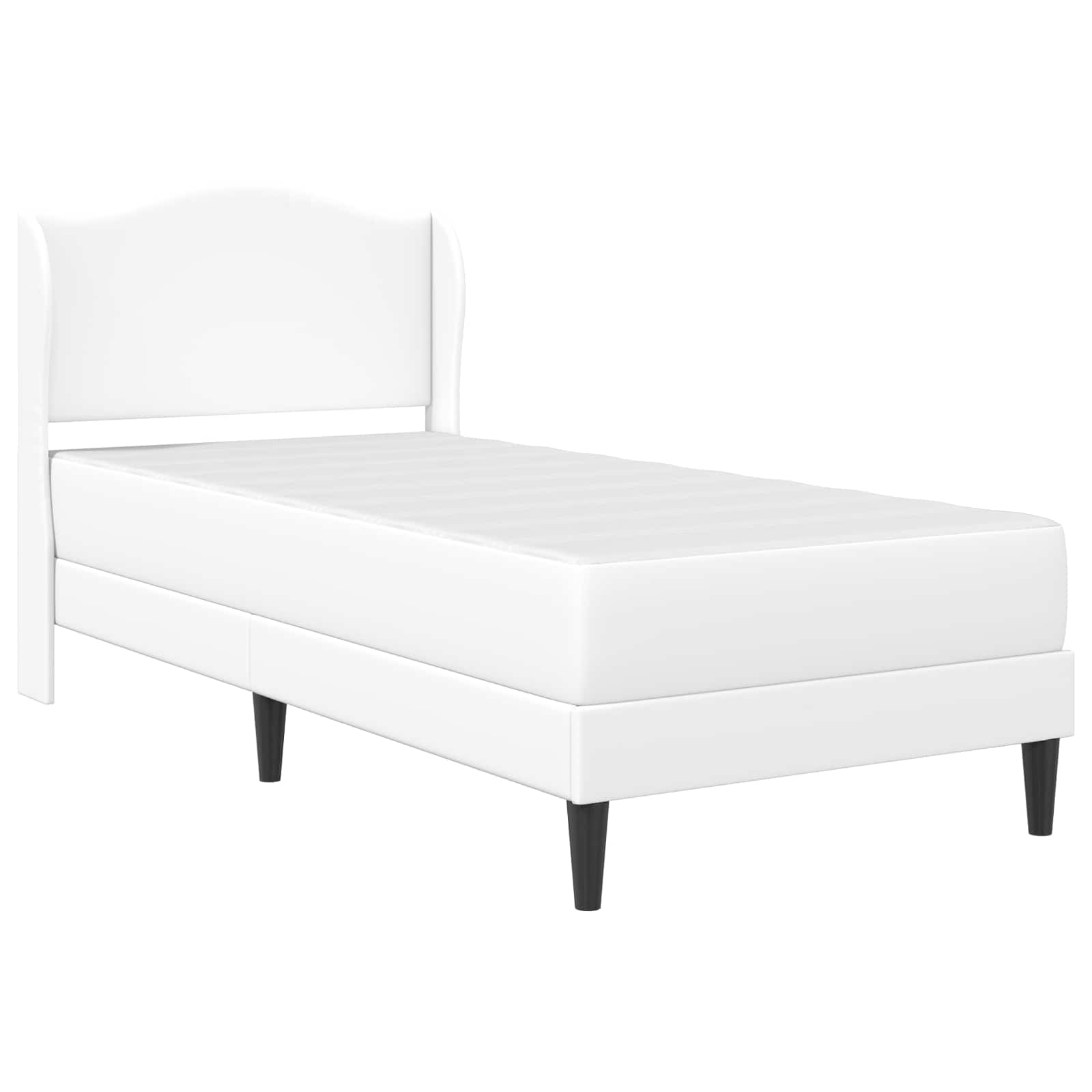 Krevetna konstrukcija Bijela 80 x 200 cm Umjetna koža