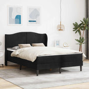 Krevetna konstrukcija 2 pcs Crna 120 x 190 cm Baršun