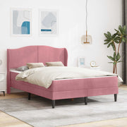 Krevetna konstrukcija Ružičasta 140 x 200 cm Baršun